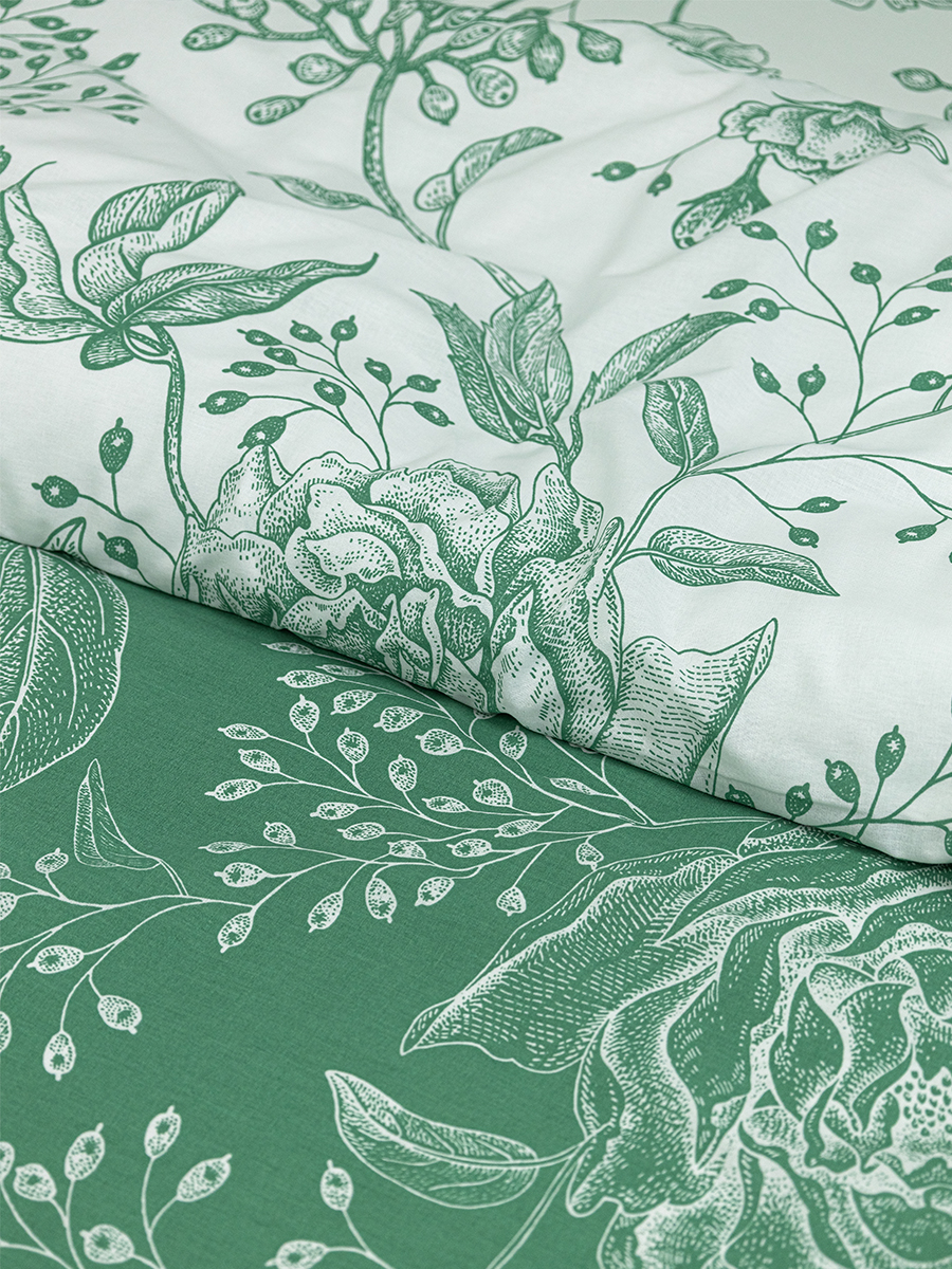 Комплект постельного белья BRAVO поплин Розалинд полутораспальный 4 предм. - фото 8