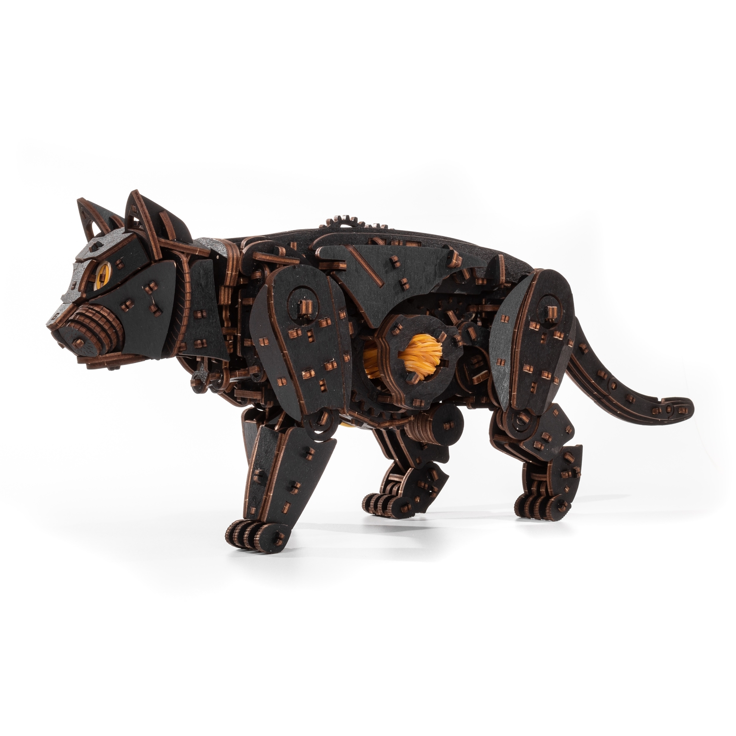 Конструктор Eco Wood Art Черный кот деревянный - фото 13