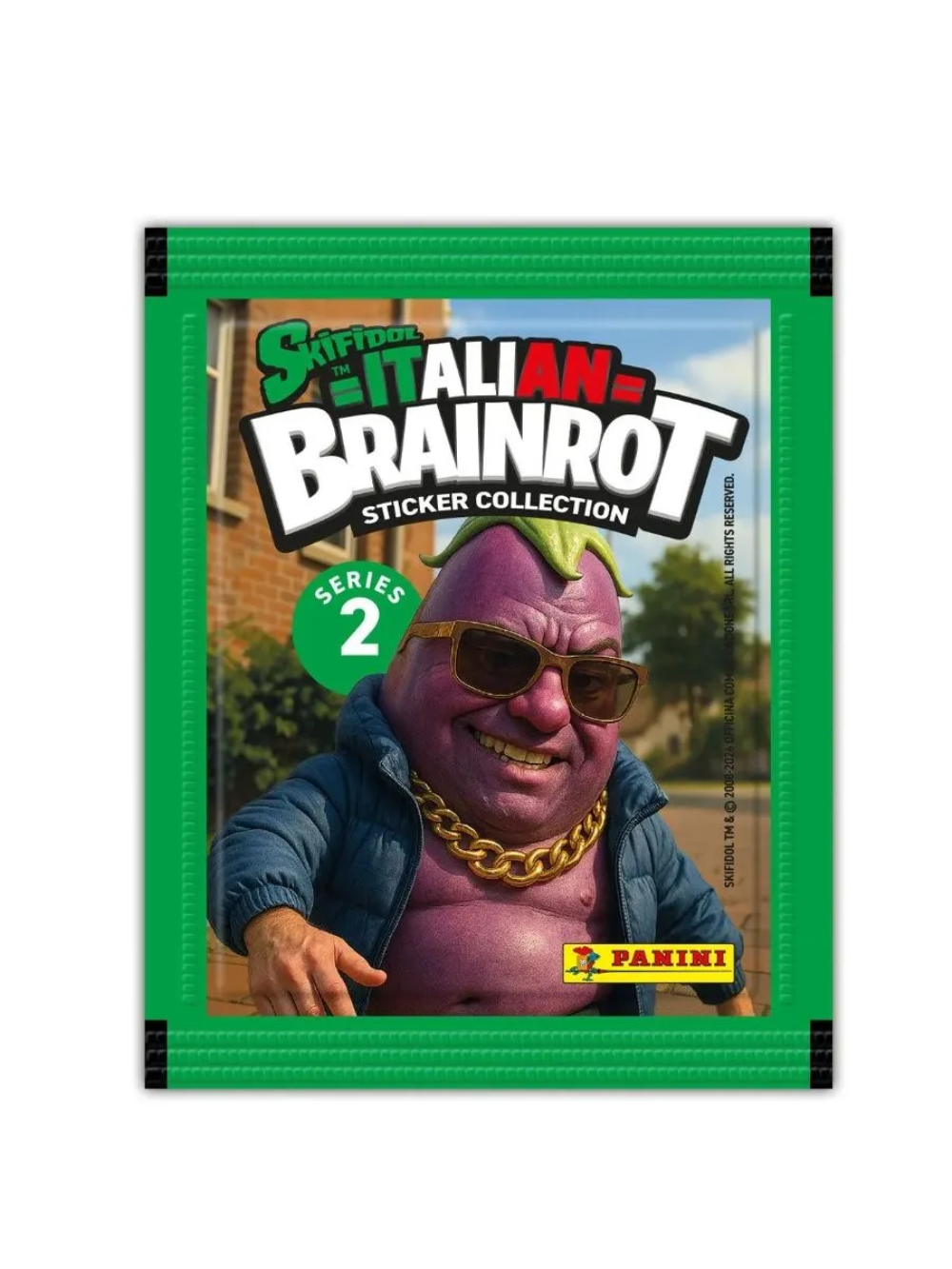 Наклейки Panini Skifidol Brainrot Italy 2026 12 шт. - фото 2