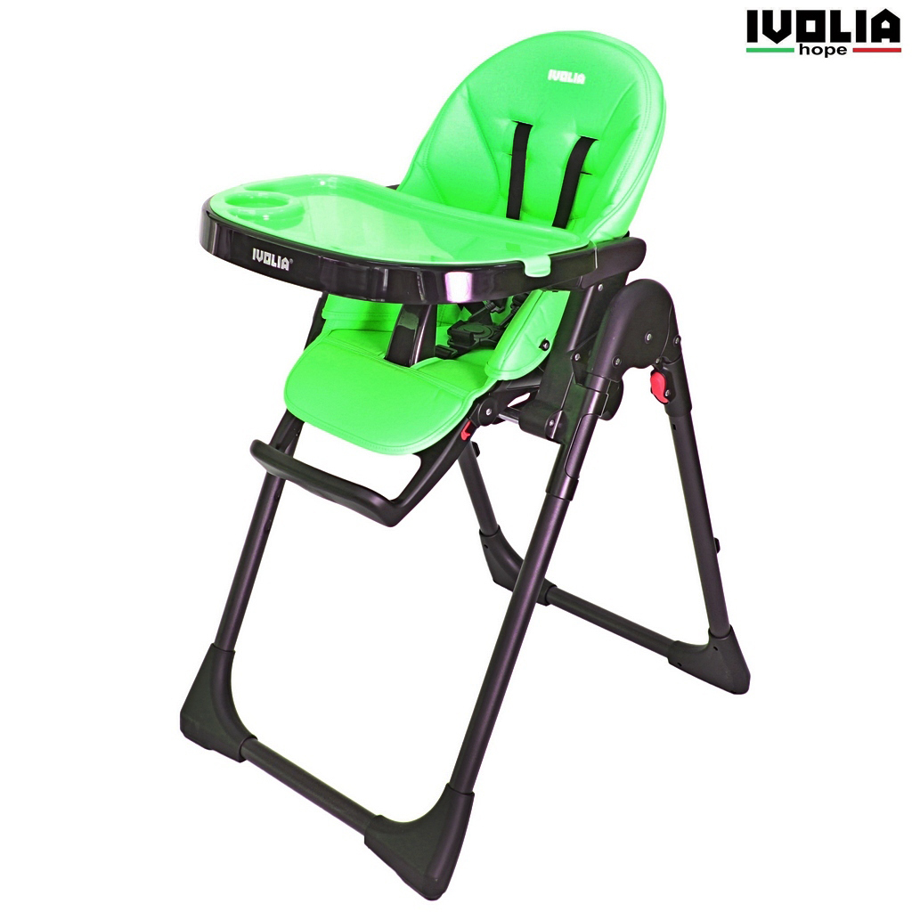 Стульчик для кормления Ivolia HOPE 01 2 колеса green трансформер - фото 1