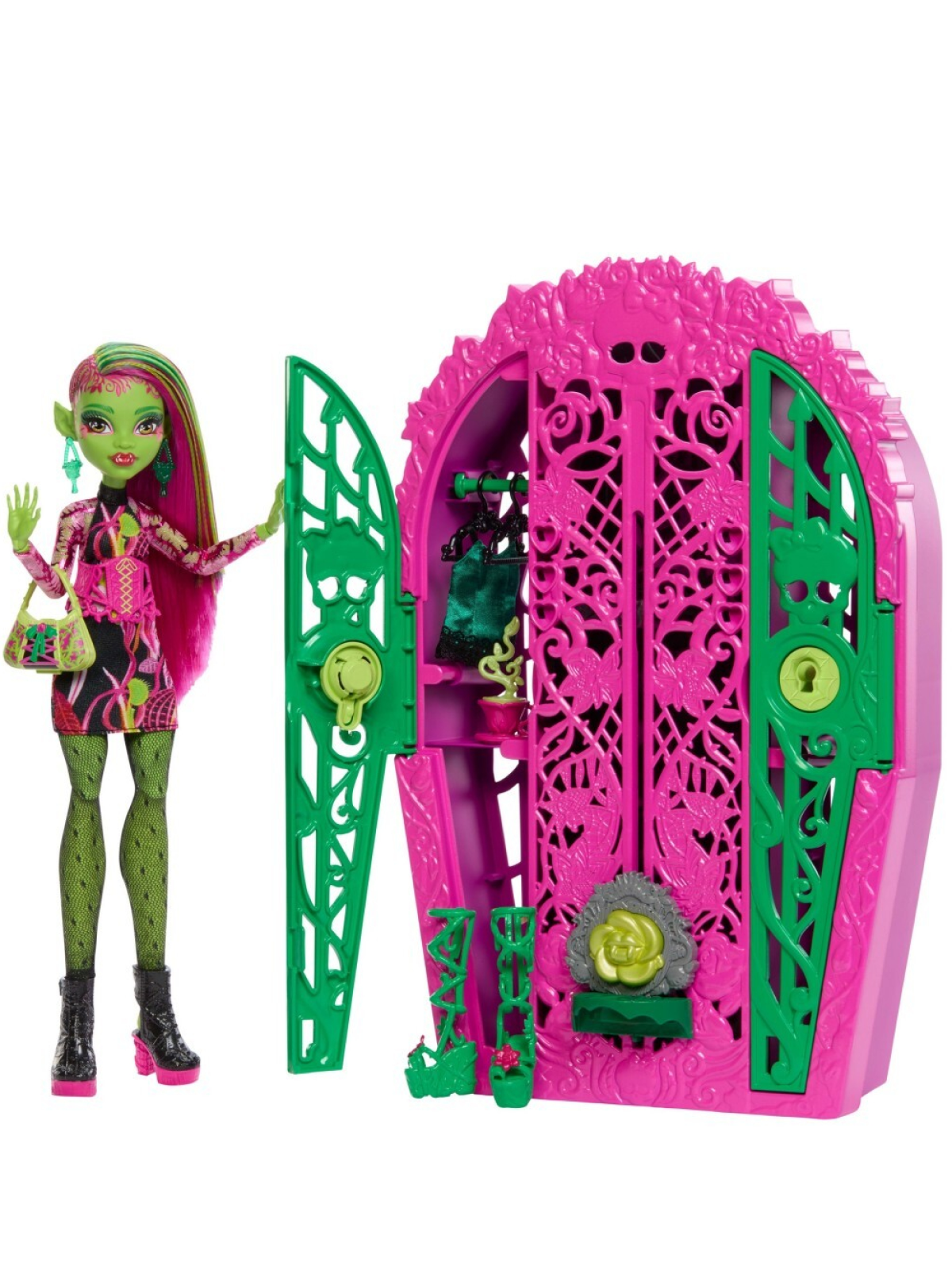Кукла модельная Monster High Skulltimate Secrets HYT75 Venus Венера высота 27 см HYT75 Venus - фото 8