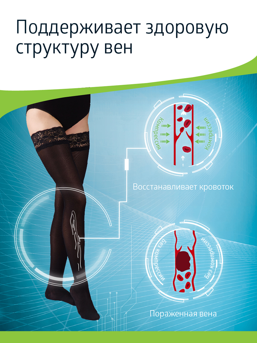 Чулки B.Well JW-212Nero - фото 13