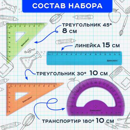 Линейка Brauberg