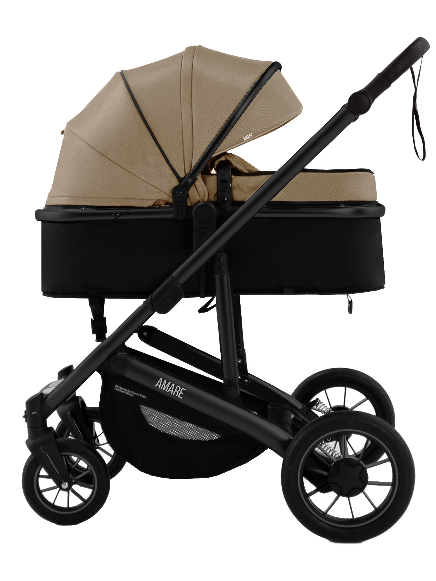 Коляска трансформер Sweet Baby Amare GL Beige бежевый - фото 16