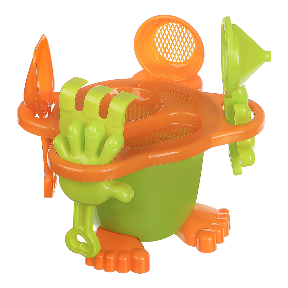 Песочный набор Игроленд Дружок 9 предм. в ассортименте - фото 13