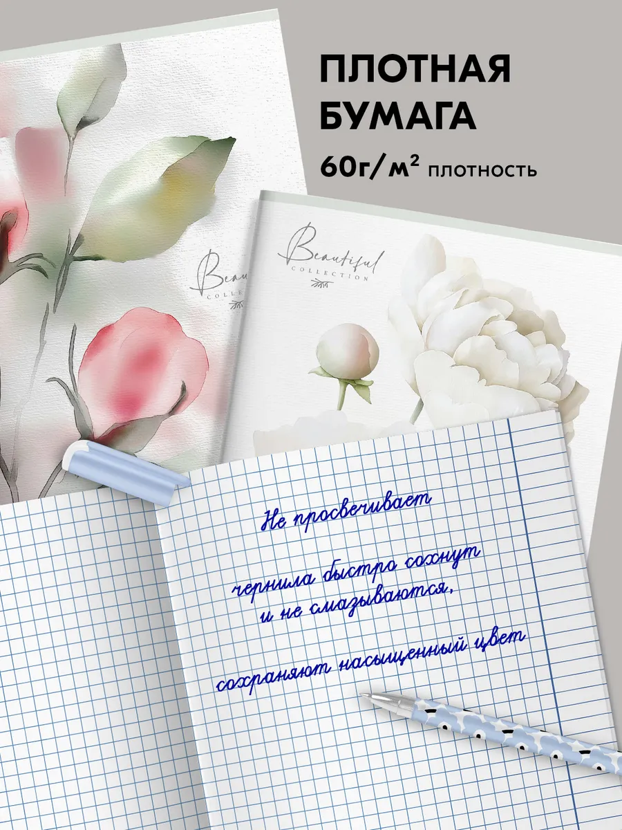 Общая тетрадь SCHOOLFORMAT клетка 5 шт. - фото 2