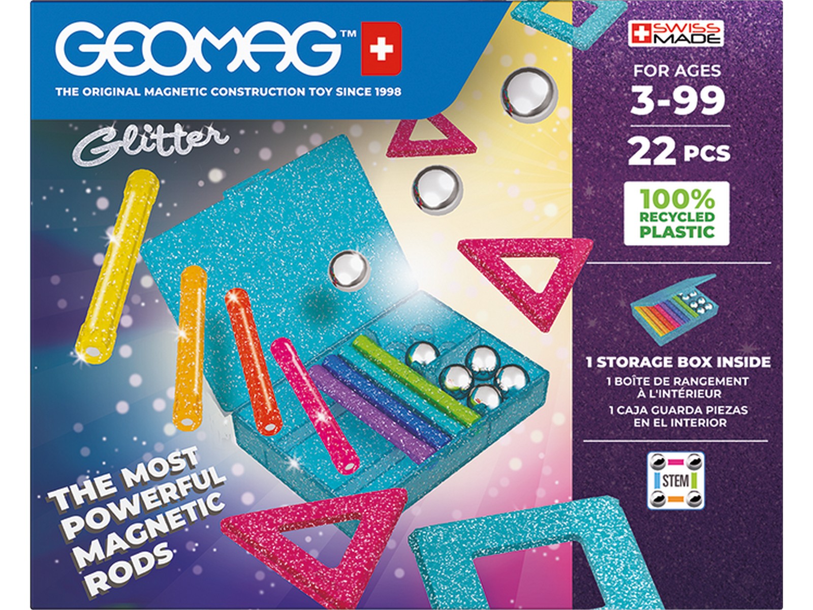 Конструктор Geomag магнитный 22 дет. - фото 1
