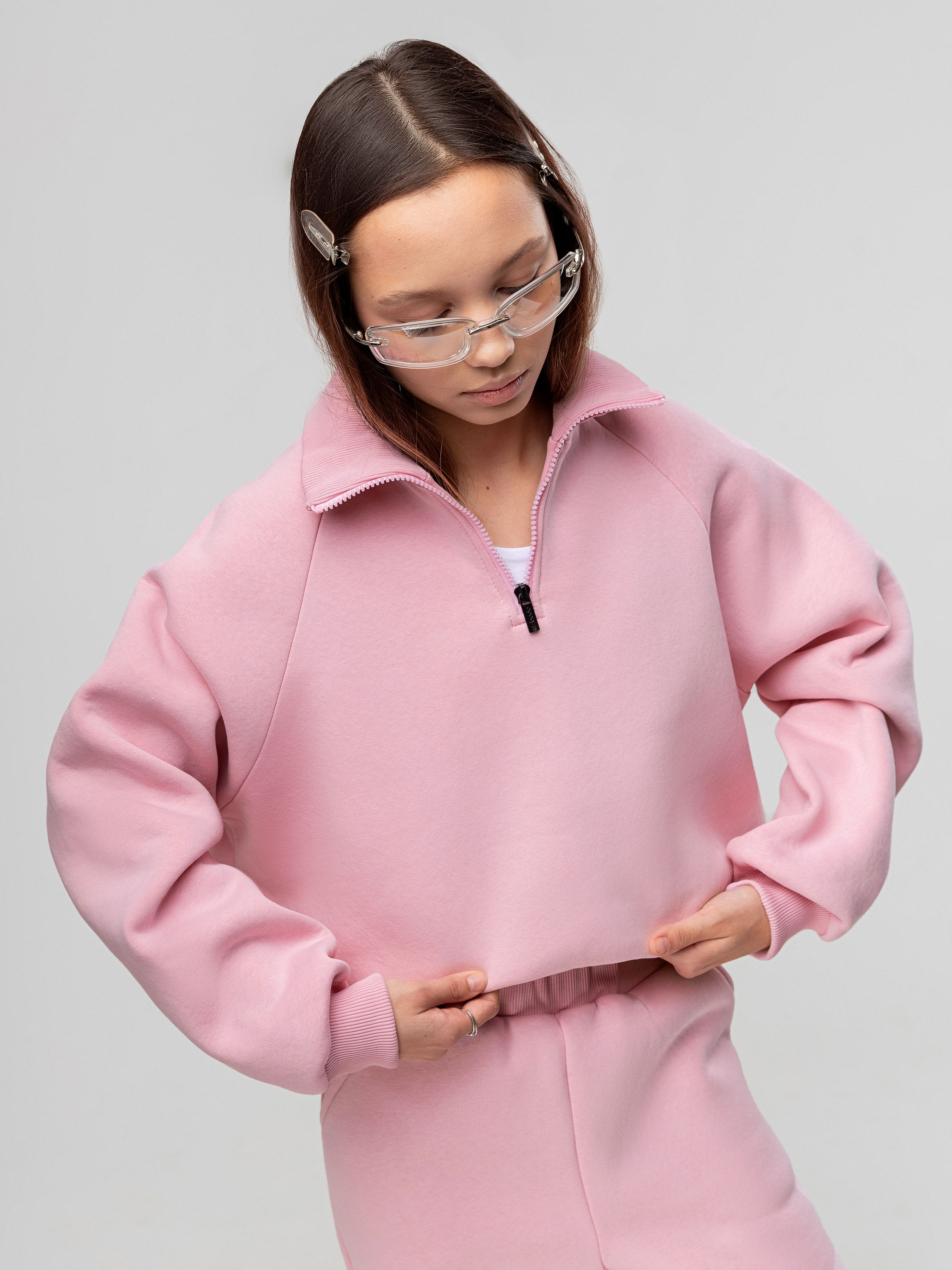 Толстовка и брюки Bodo 46-107MU_розовый - фото 6