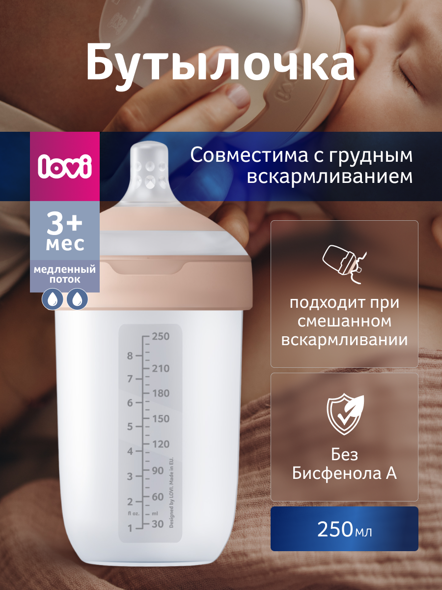 Бутылочка LOVI 250 мл - фото 1