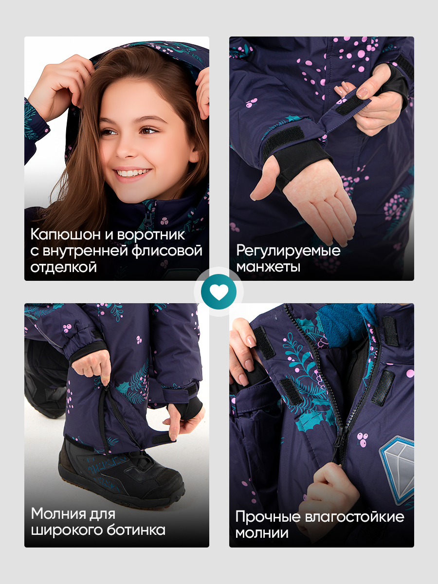 Комбинезон Saimaa GLO-10 темно-синий - фото 4