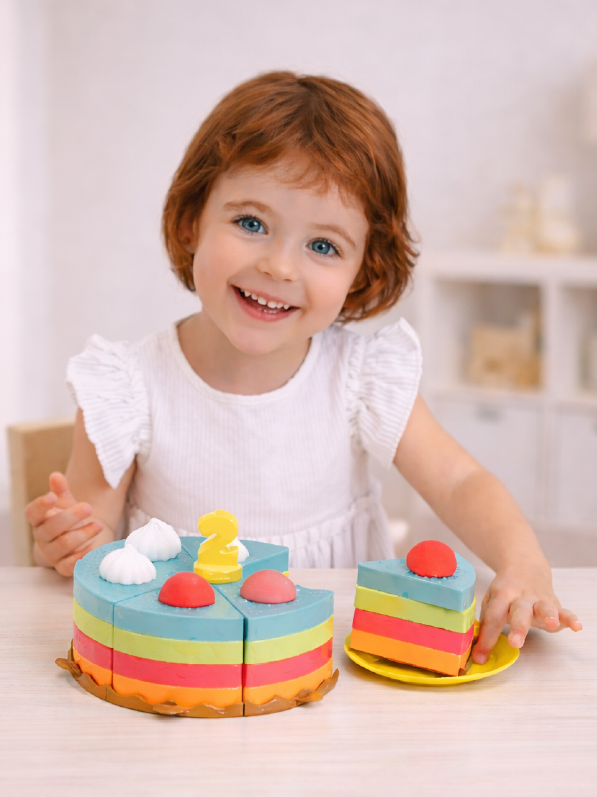 Конструктор Chicco Торт "Радуга" 42 дет. - фото 5