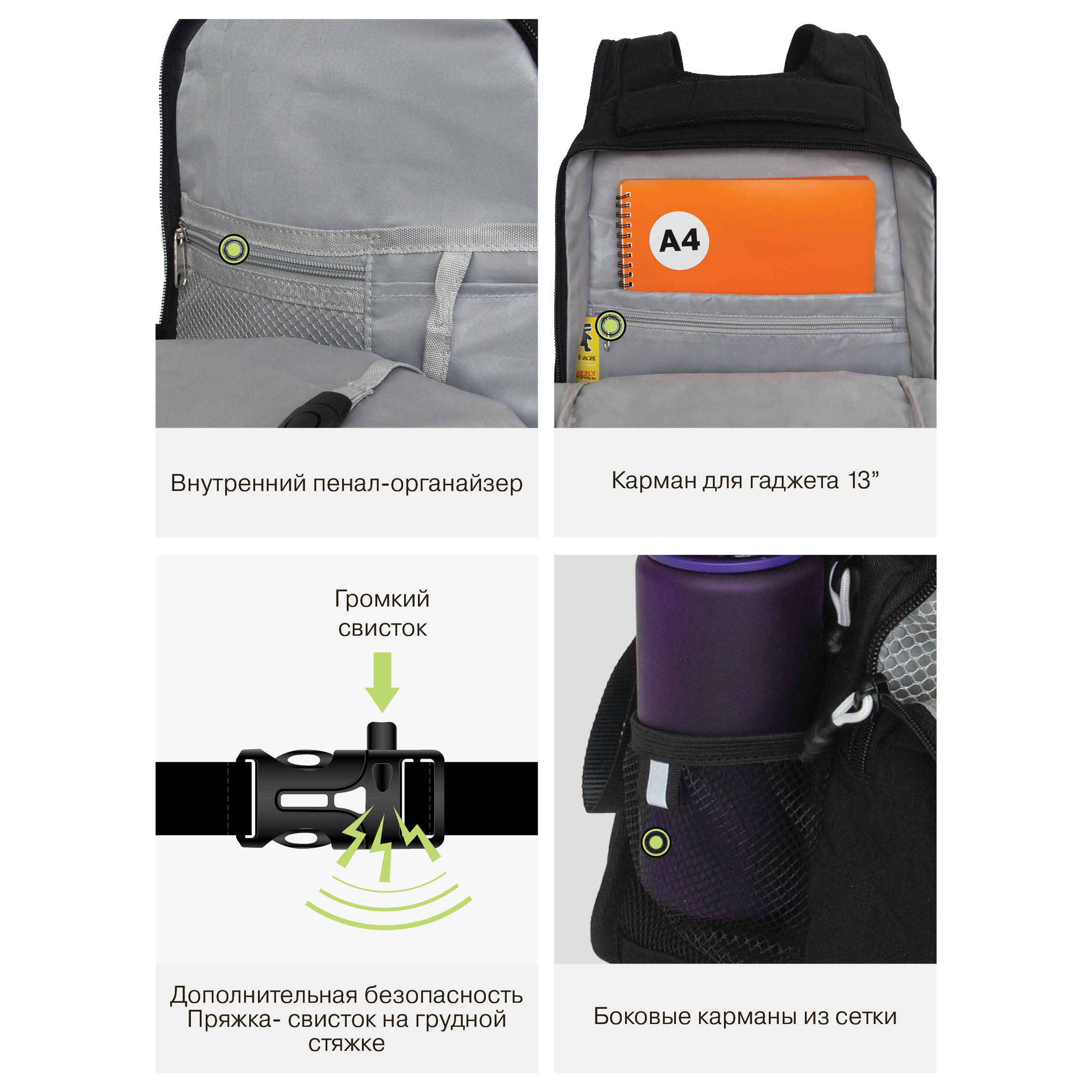 Рюкзак Grizzly - фото 12