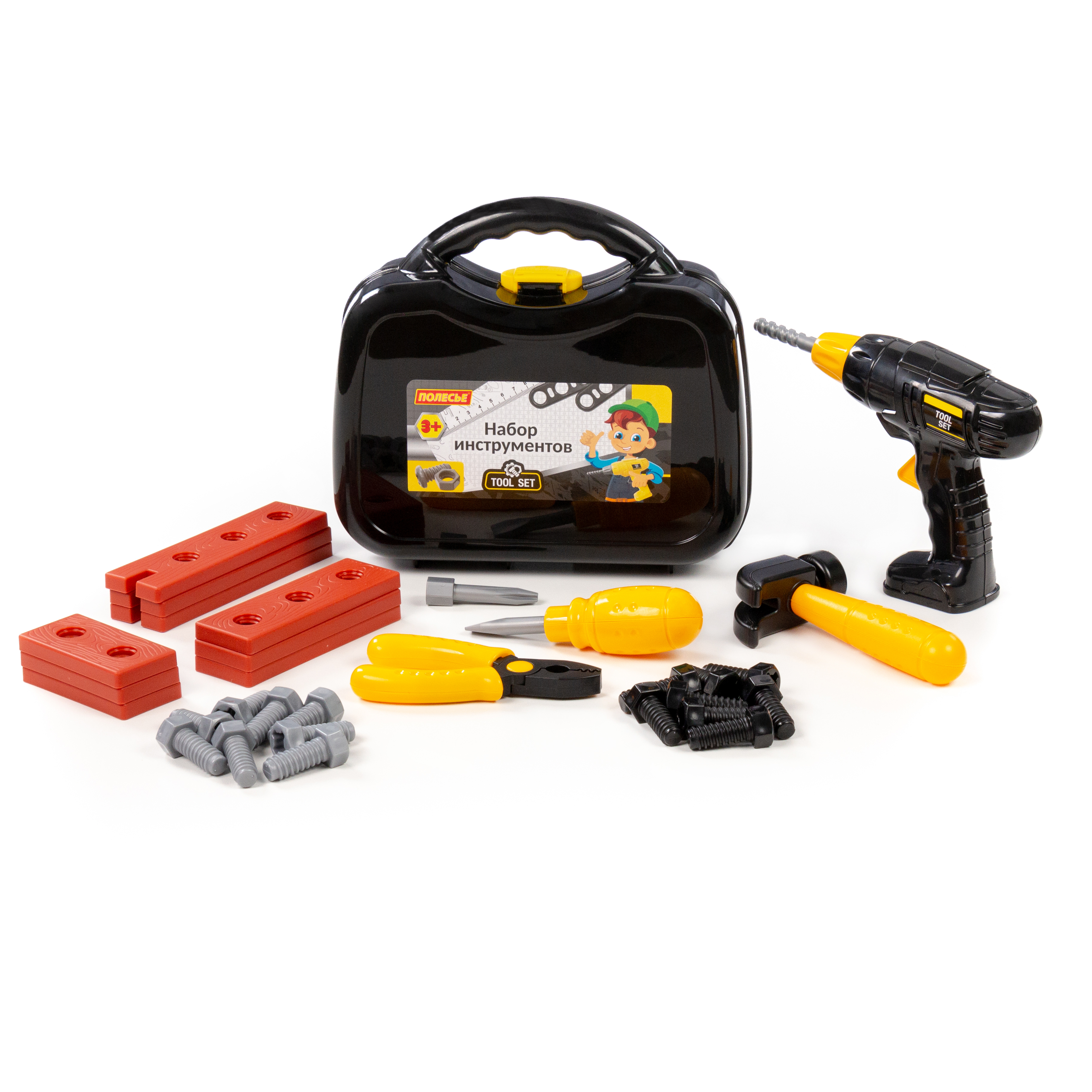 Игрушка Полесье инструменты строительные 32 предм. - фото 4