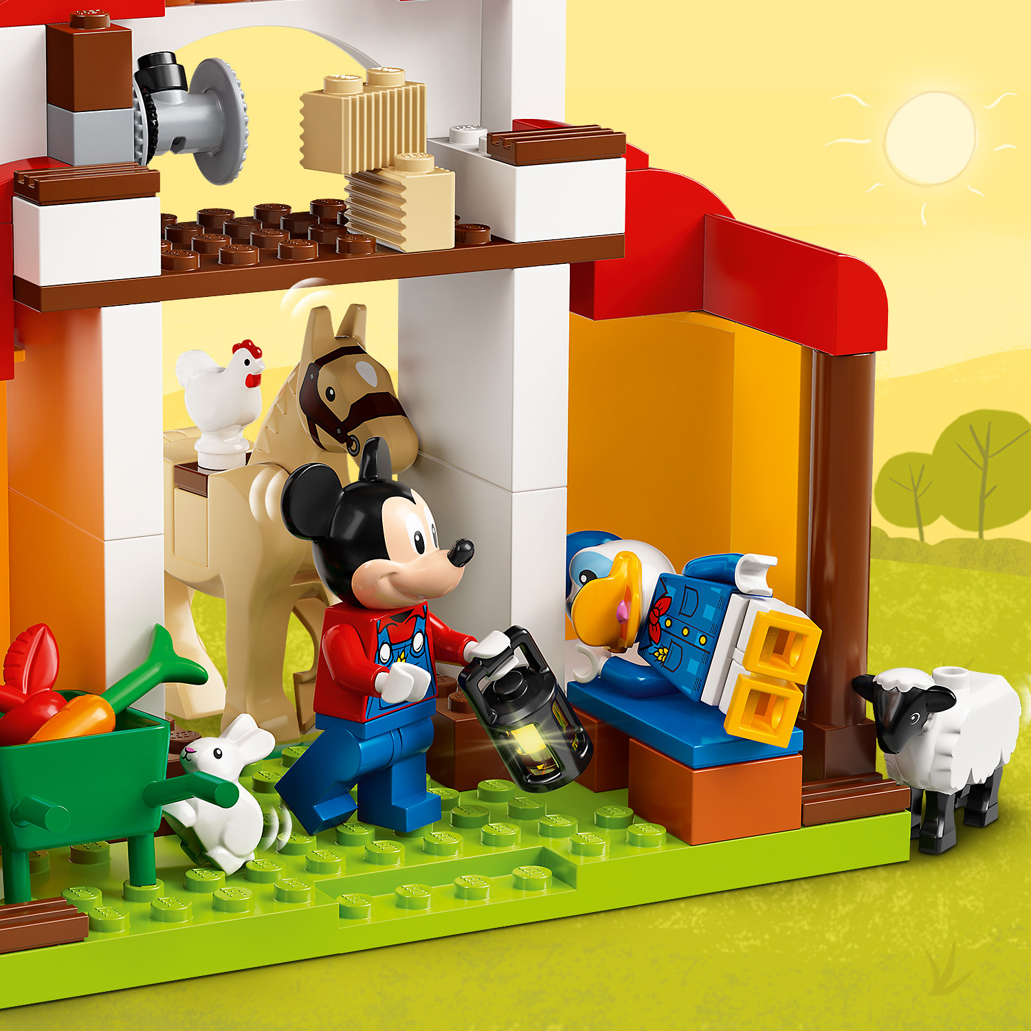 Конструктор LEGO Mickey and Friends Ферма Микки и Дональда - фото 9