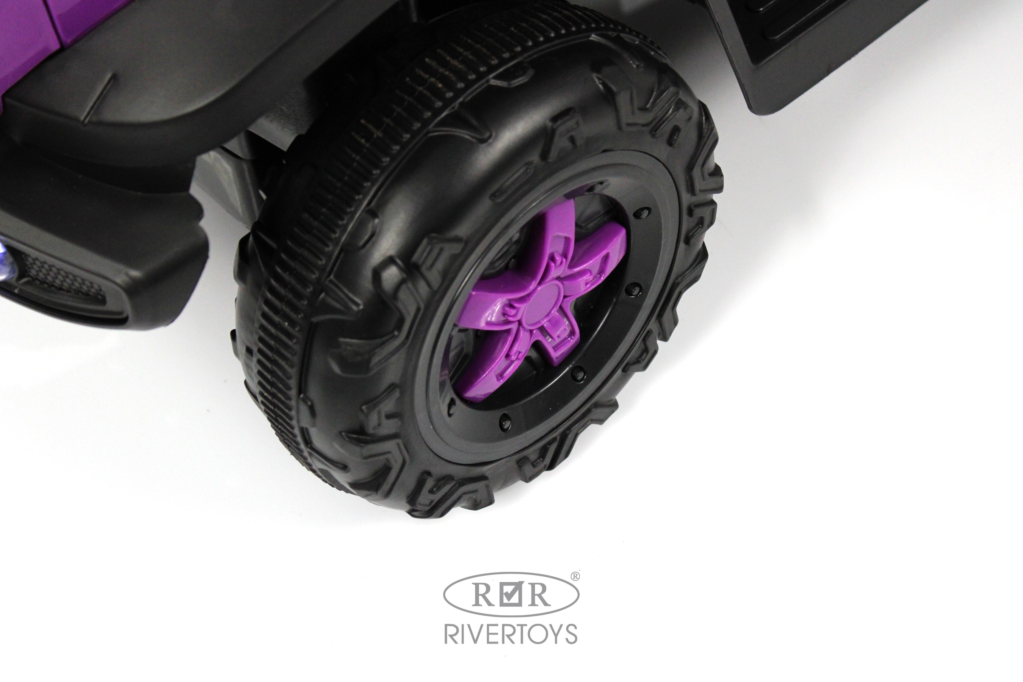 Электромобиль RIVERTOYS G003GG-VIOLET С пультом ДУ - фото 7