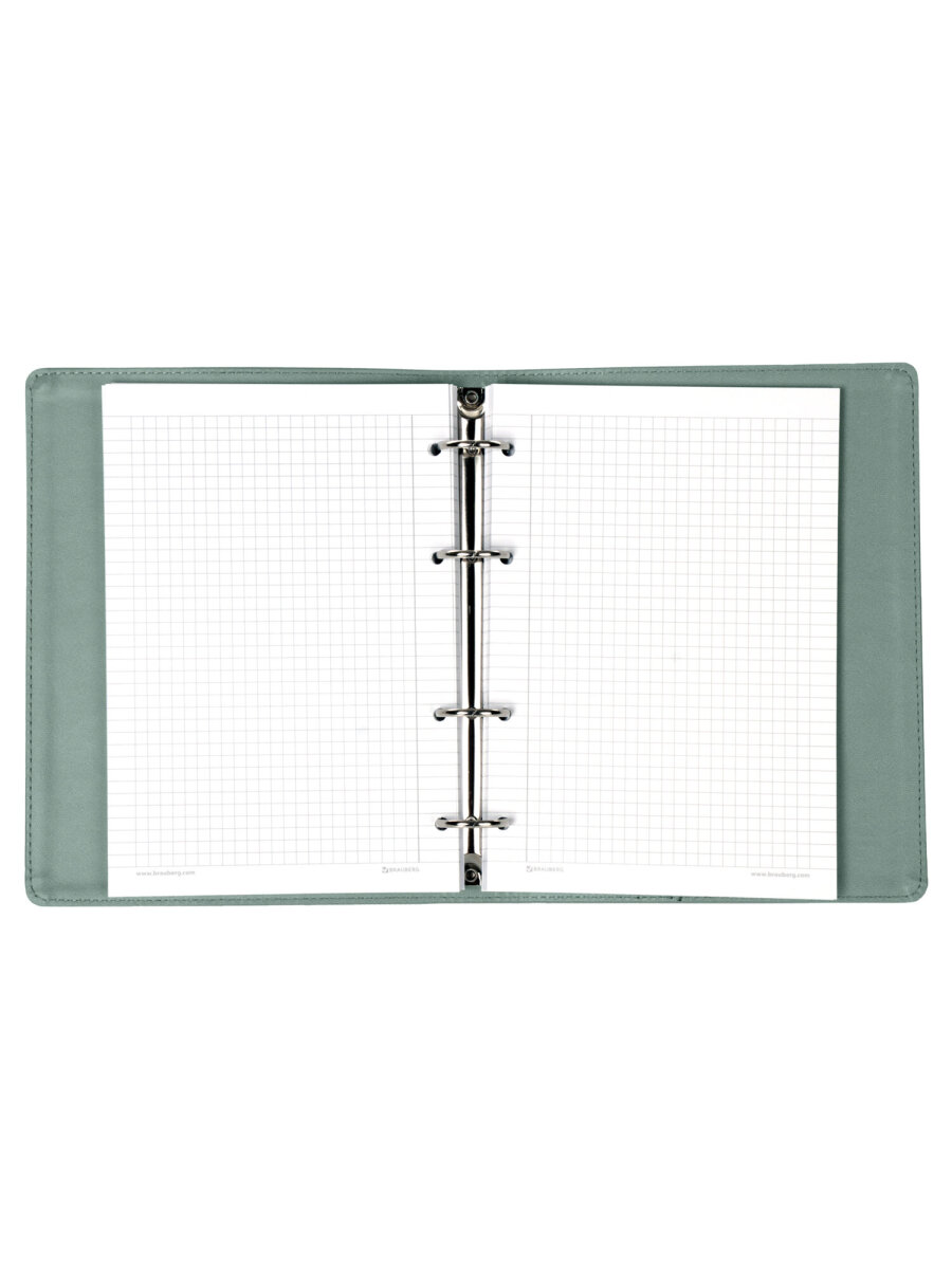 Тетрадь со сменным блоком Brauberg клетка 120 лист. - фото 9