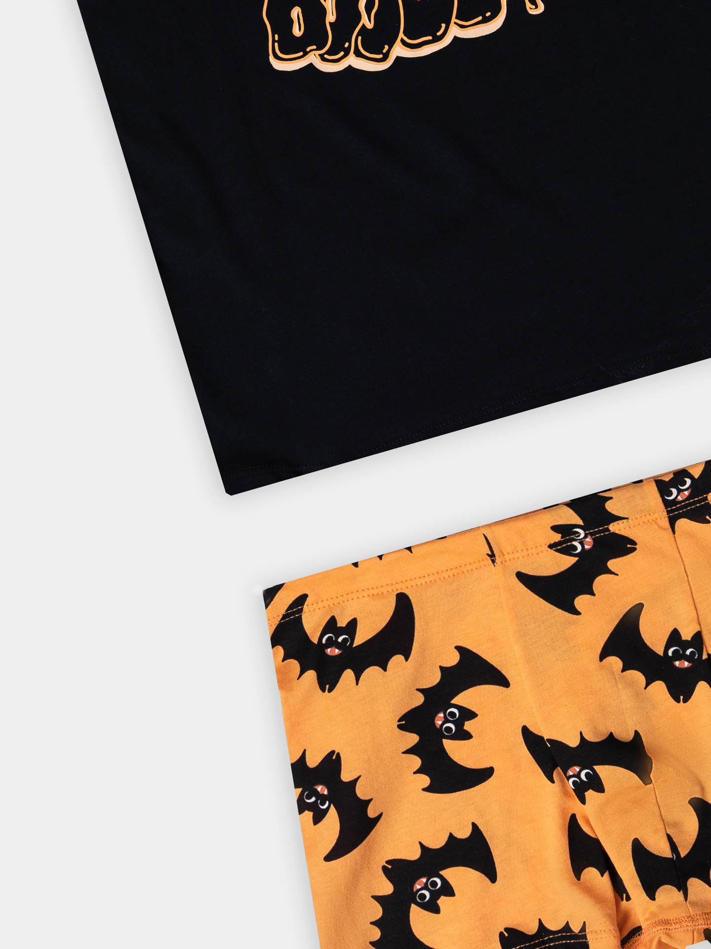 Комплект Mark Formelle (Марк Формэль) 443002/черный +летучие мыши на оранжевом - фото 5