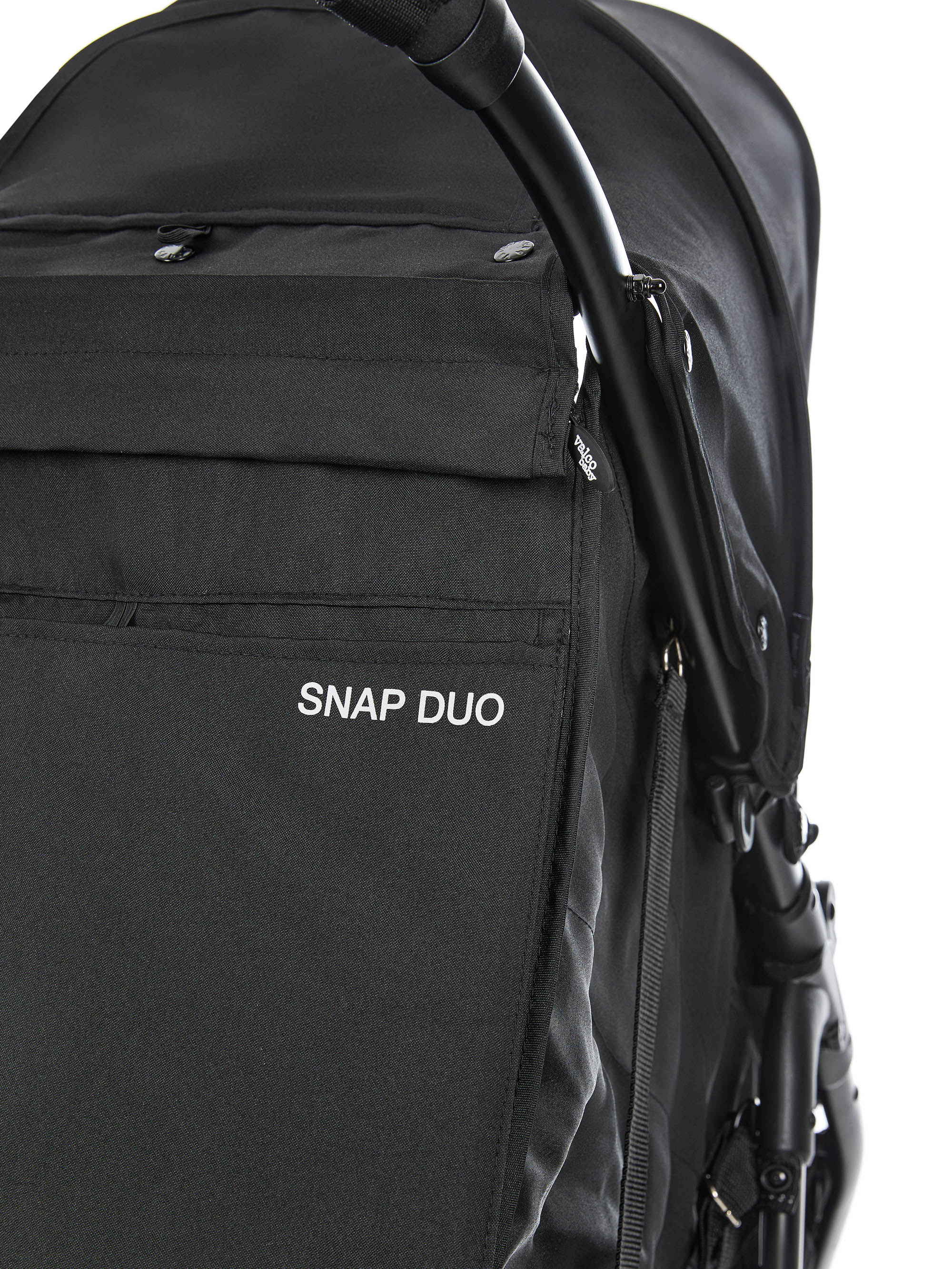 Коляска прогулочная для двойни Valco baby Snap Duo Flatt Matt черный - фото 17