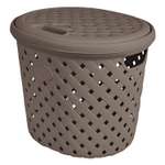 Корзина для белья plast team 14л 325*280*280мм