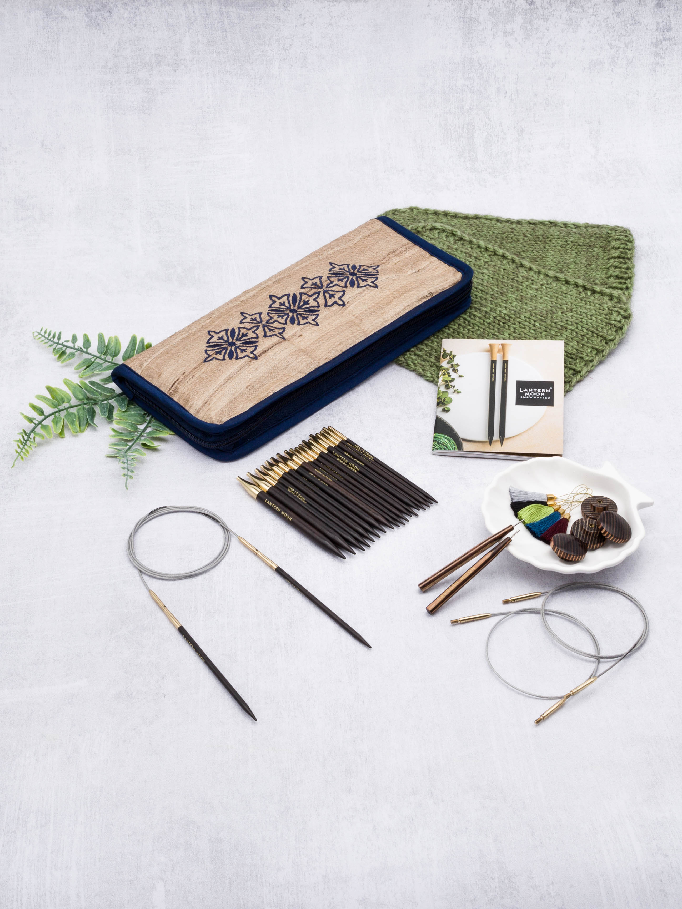 Спицы для вязания KnitPro съемные d 3-8 мм 13 см 10 пар - фото 1