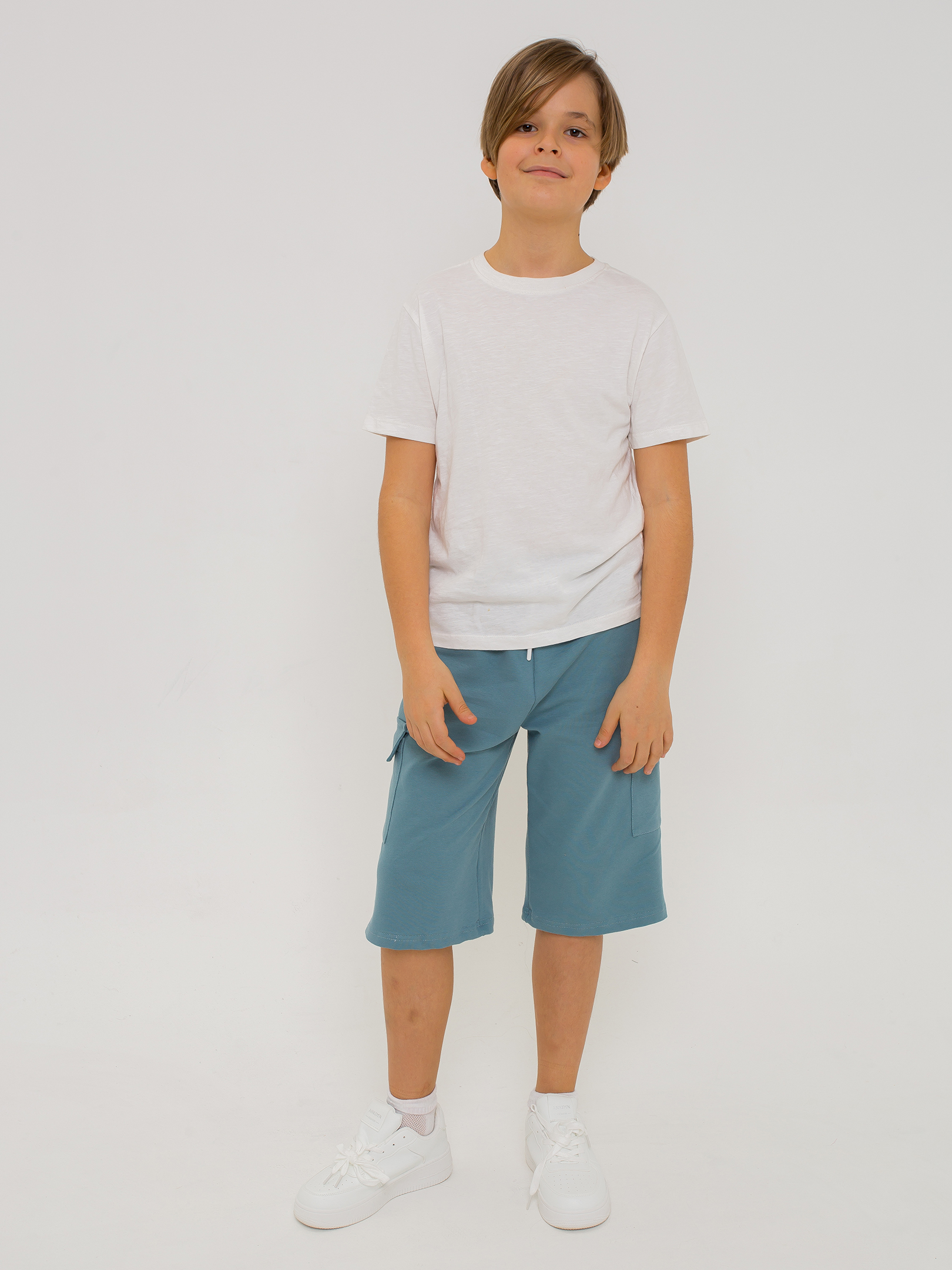 Бриджи Marishachildrenstyle БМ-137-серый - фото 10