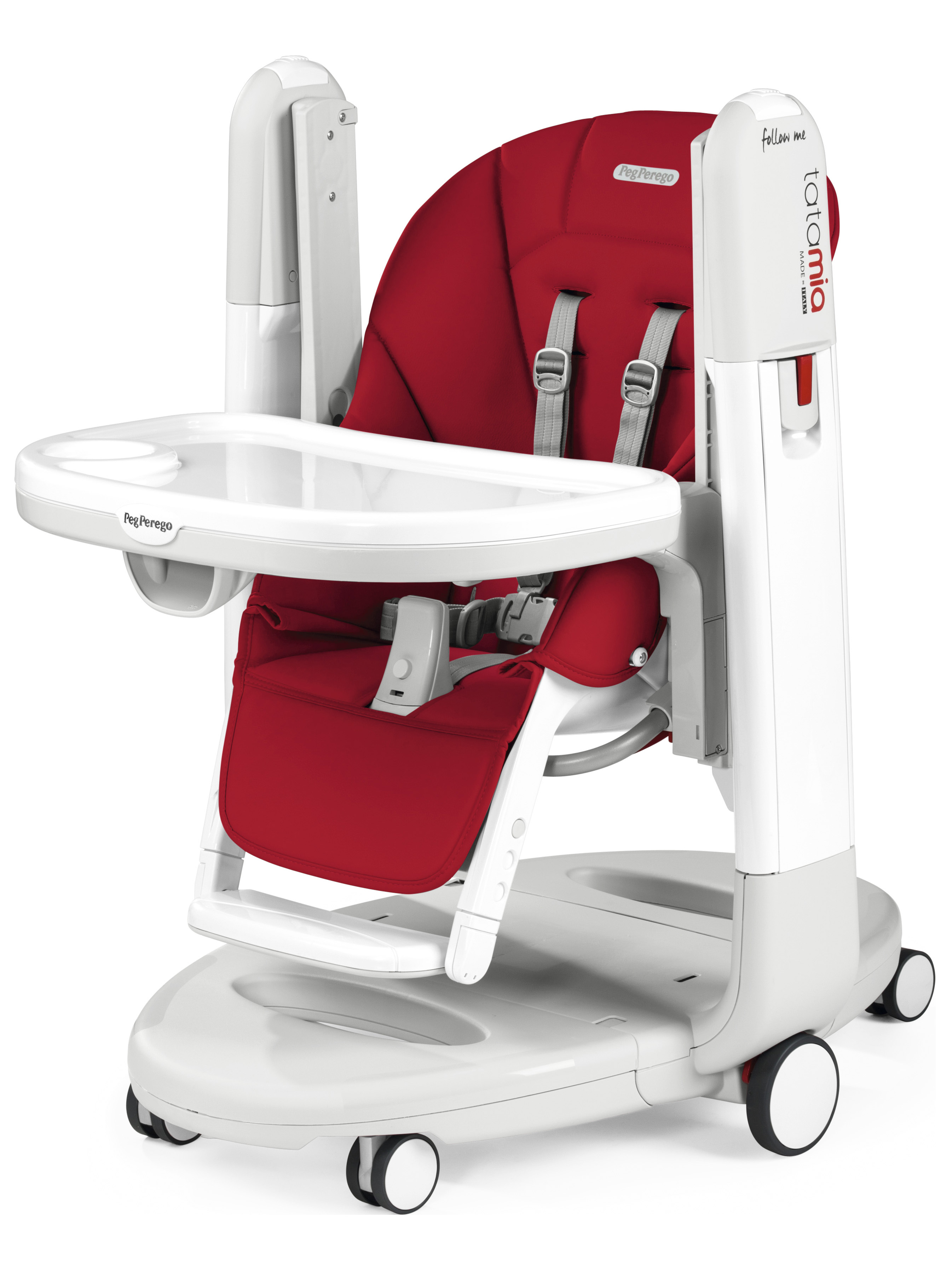 Стульчик для кормления Peg-Perego Tatamia Follow Me красный - фото 4