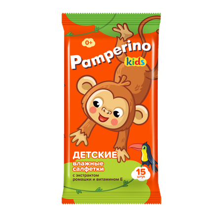 Влажные салфетки PAMPERINO 15 шт.