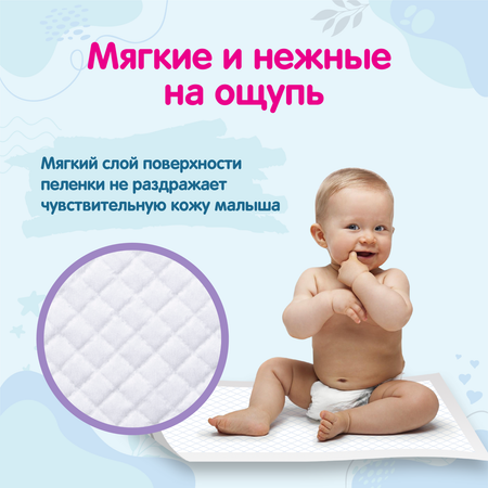 Пелёнки одноразовые YokoSun 50х50 см 10 шт.