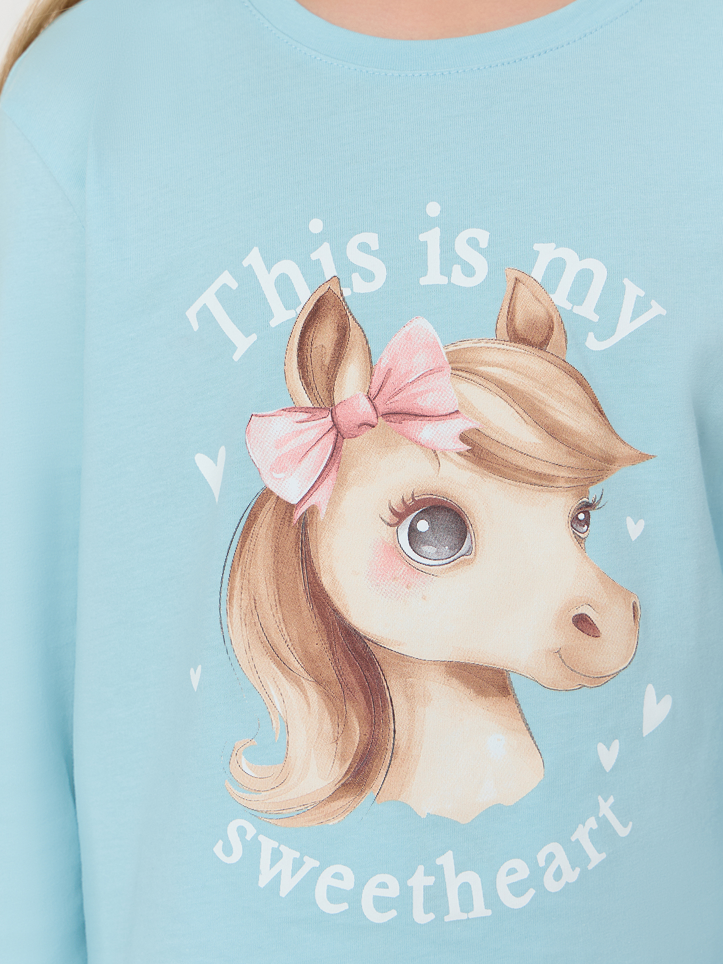 Пижама Mark Formelle (Марк Формэль) 567740/голубой +милые коники на голубом - фото 7