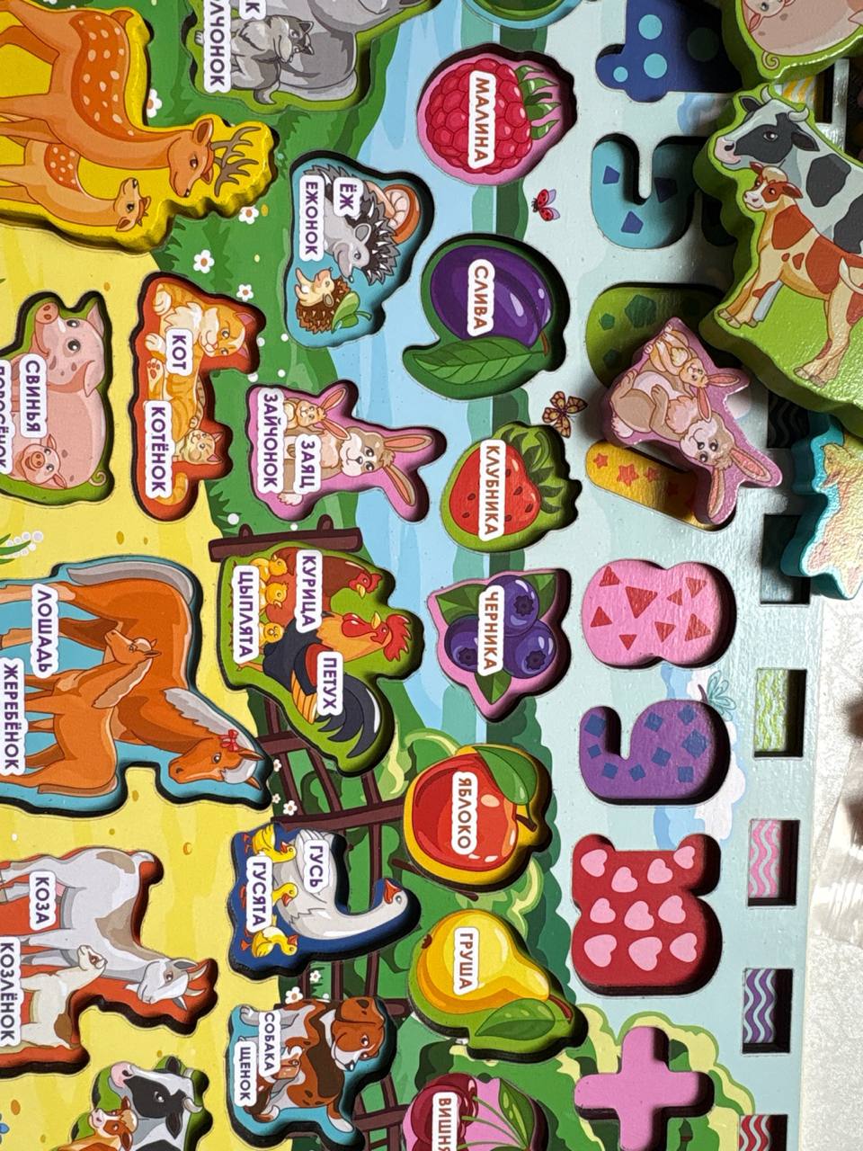 Игрушка ТОТОША бизиборд Развивающая доска Монтессори - фото 7