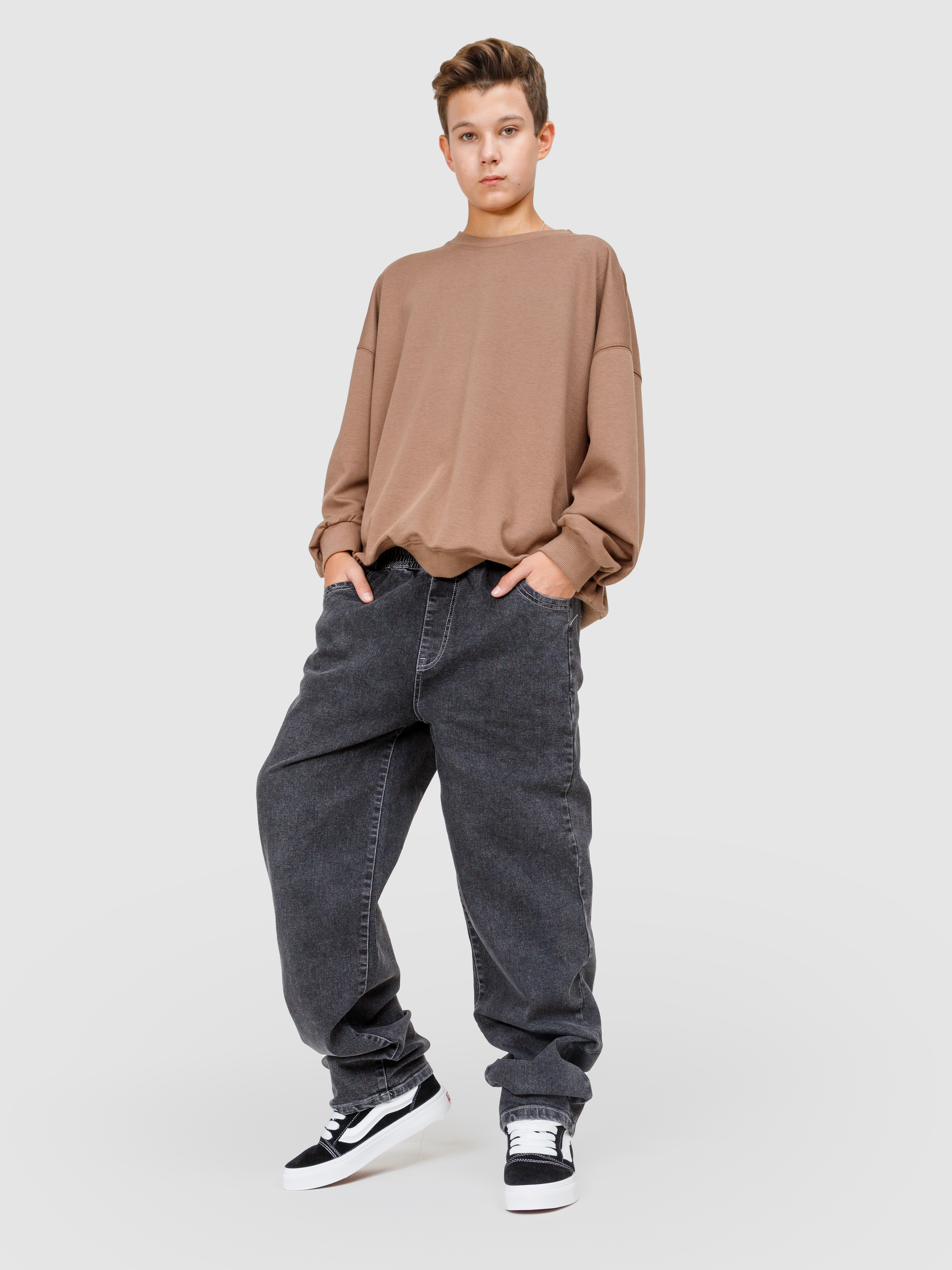 Джинсы-багги СИНИЙ МИР WM5515-F63 - фото 10