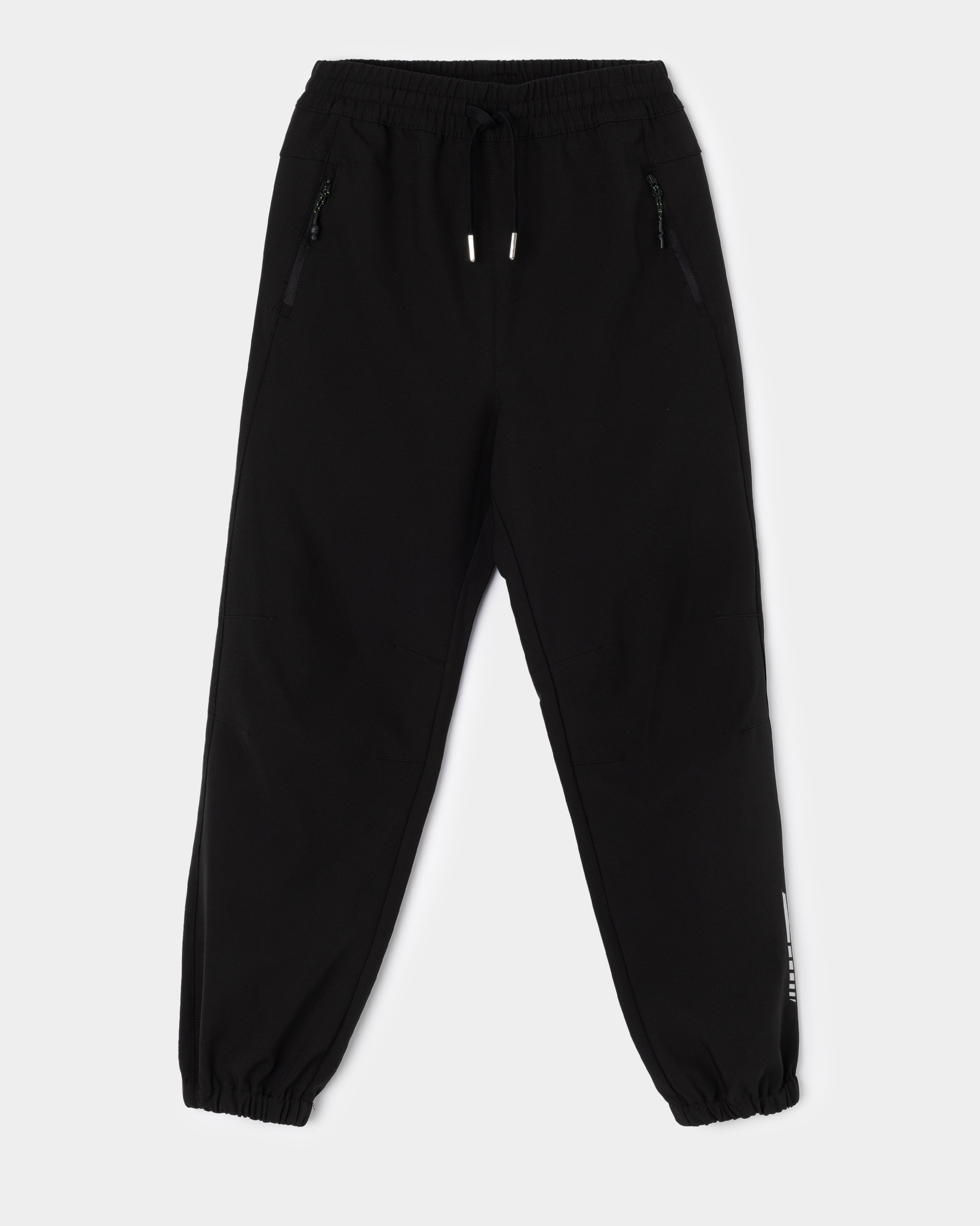 Изображение товара Брюки софтшелл Futurino для мальчиков 152 черные с водоотталкивающим покрытием