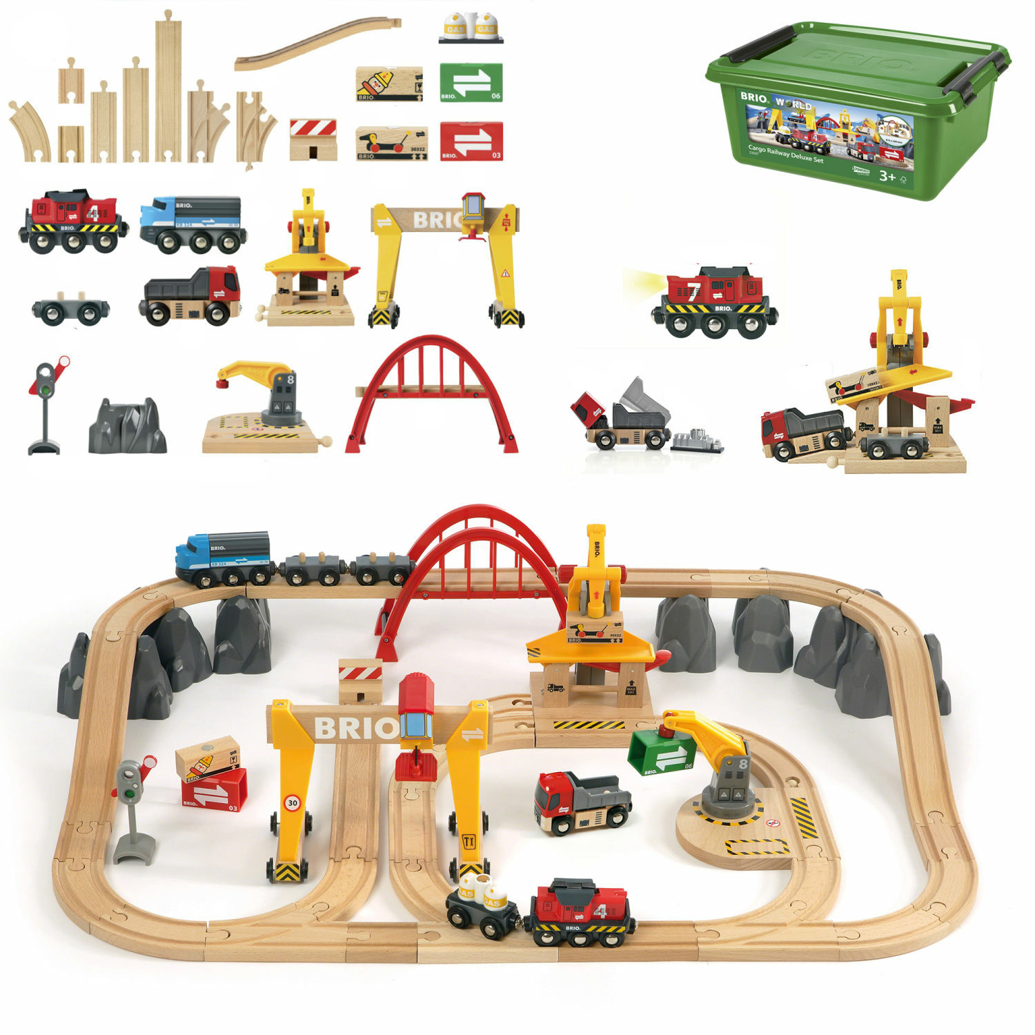 Набор железнодорожный Brio 56 см 33097 - фото 9