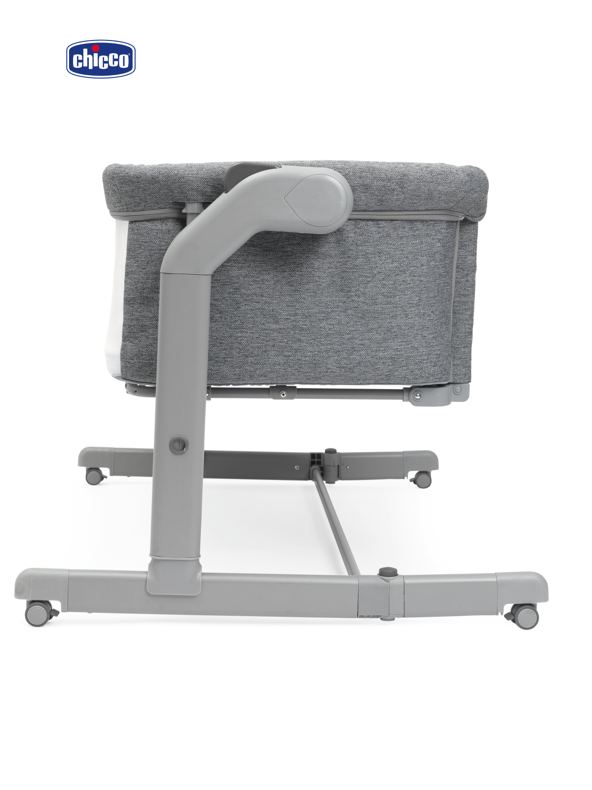 Детская кроватка Chicco Next2Me Magic Evo с рождения до 6 месяцев Dark Grey, без маятника (графит) - фото 21