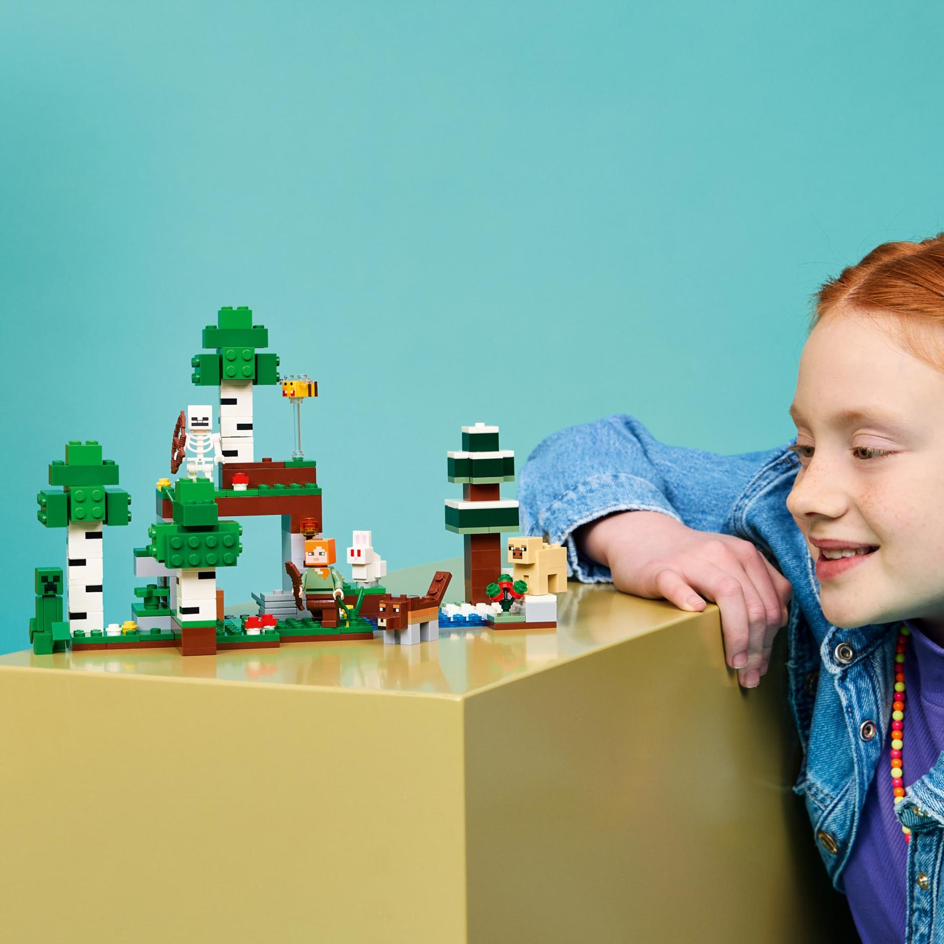 Конструктор LEGO Minecraft Первое ночное приключение 301 дет. - фото 6