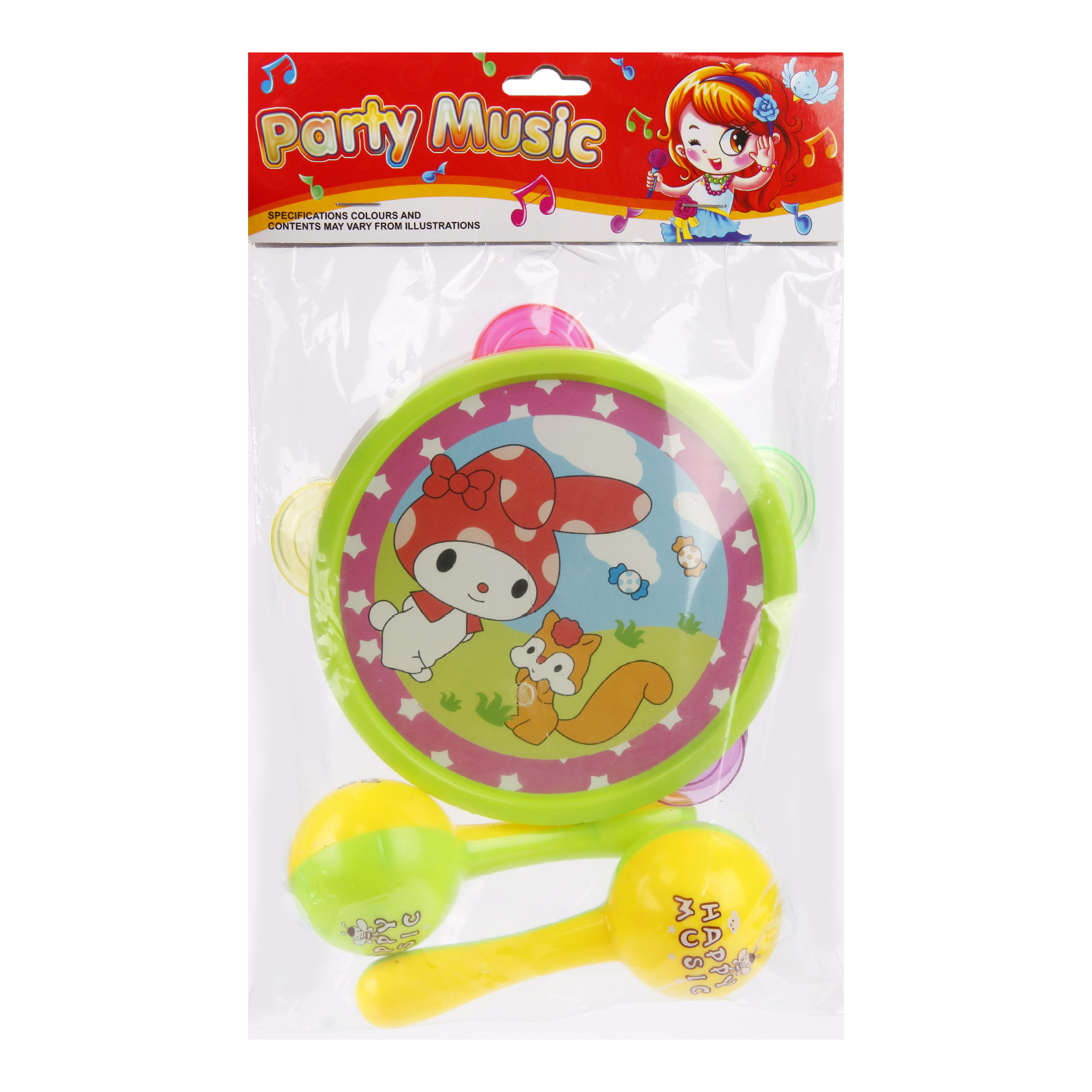Игрушка музыкальная Наша Игрушка бубен, маракас - фото 2