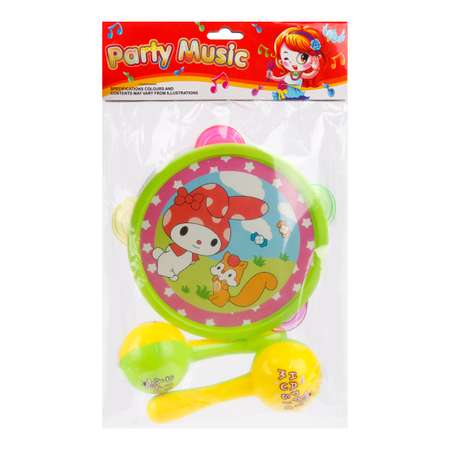 Игрушка музыкальная Наша Игрушка бубен, маракас