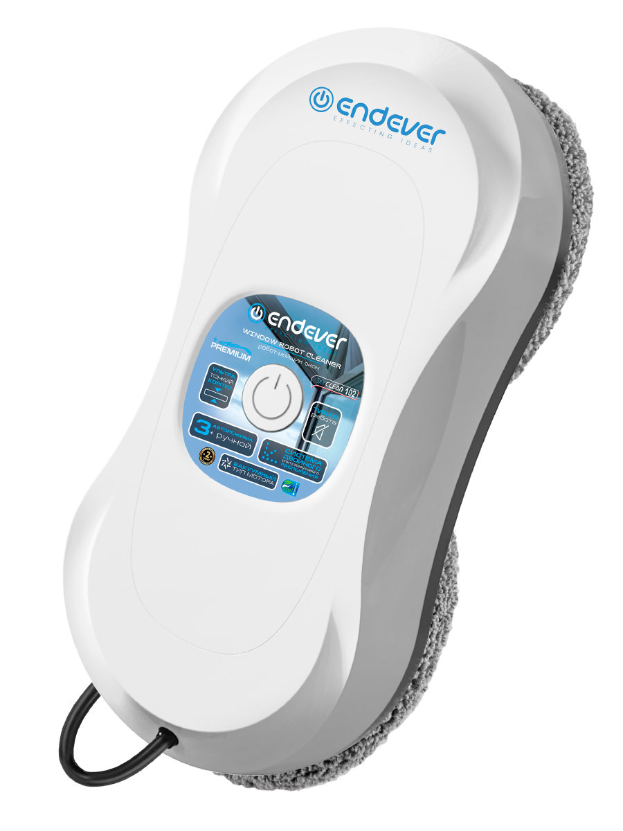 Робот-мойщик окон ENDEVER Skyclean-102 вакуумный 72 Вт 40 мин белый - фото 7
