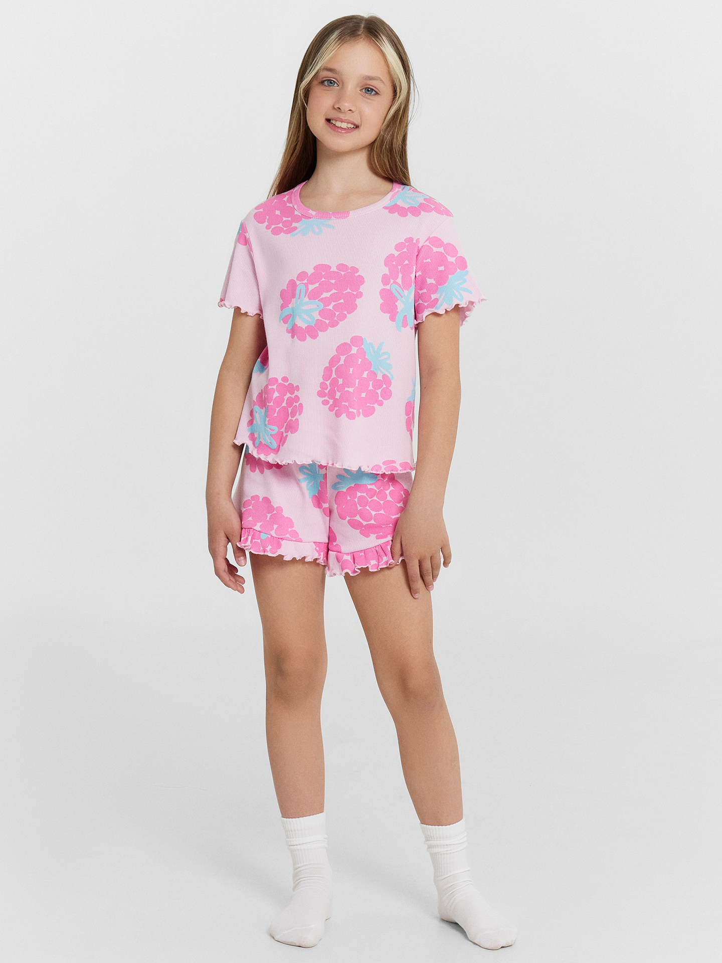 Пижама Mark Formelle (Марк Формэль) 567751/крупные малины на розовом - фото 1