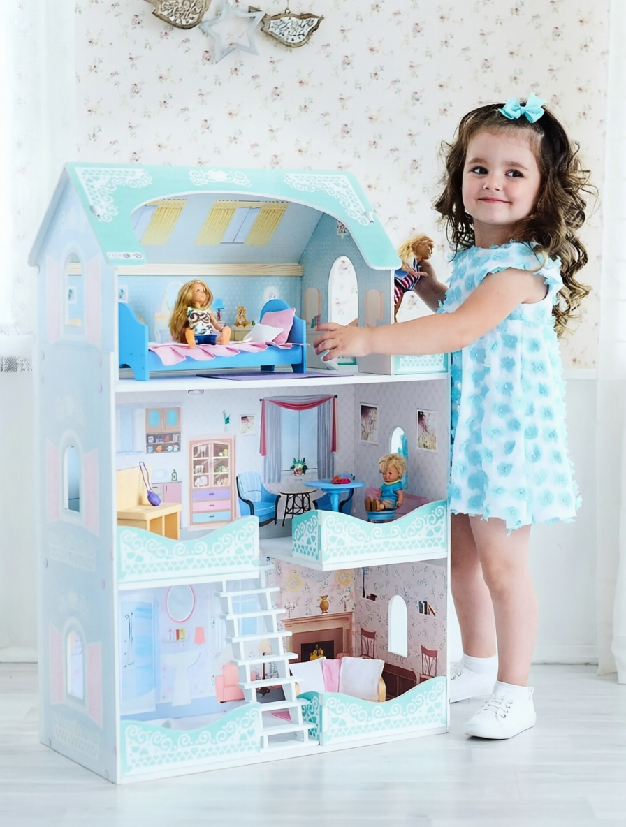 Домик для кукол PAREMO с мебелью PD318-09 - фото 1