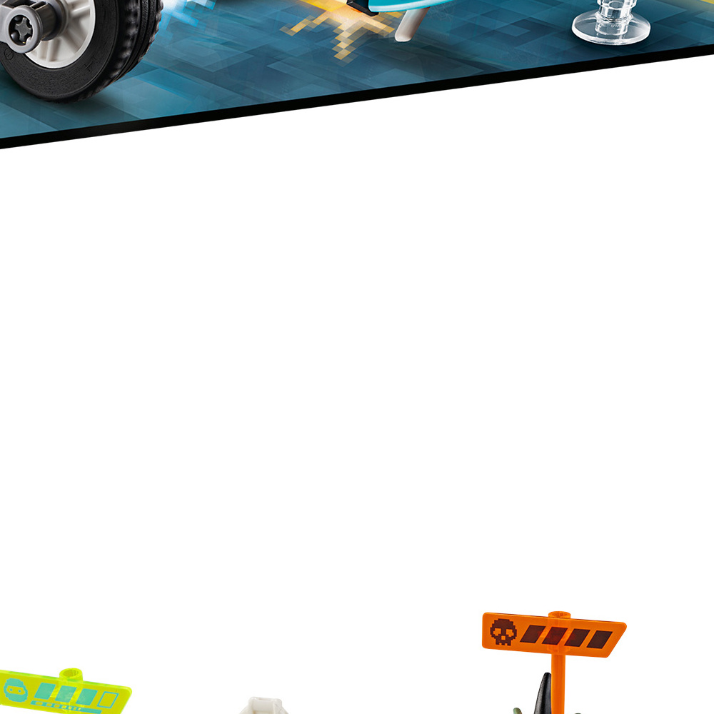 Конструктор LEGO NINJAGO Гонщики Джей и Ллойд 71709 183 дет. - фото 1