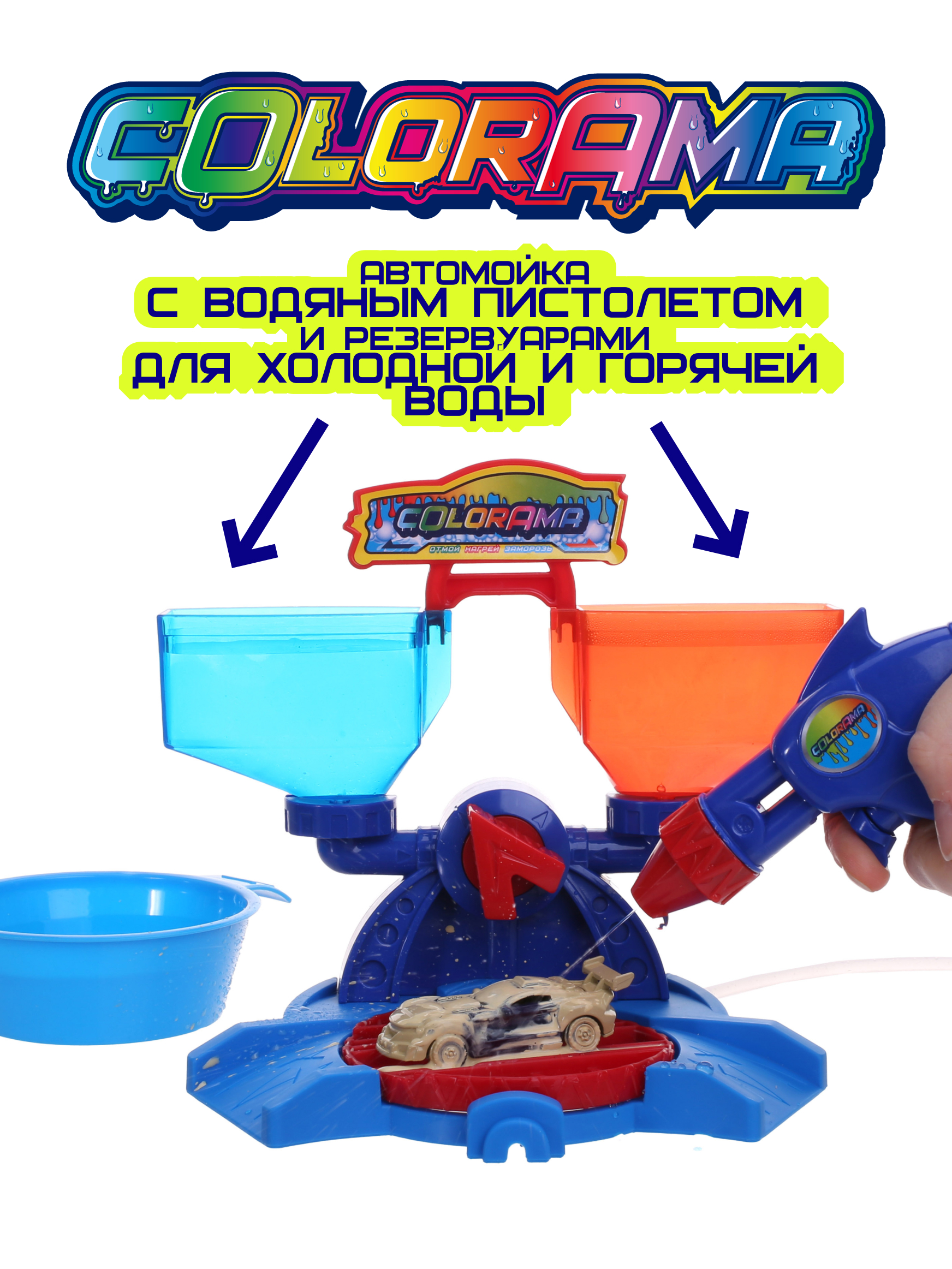 Автомойка COLORAMA Автомойка с водяным пистолетом YYL563840 - фото 2