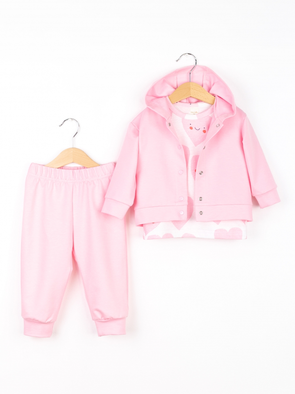 Костюм Baby boom КД602/2 Сердечки костюм и футболка - фото 1