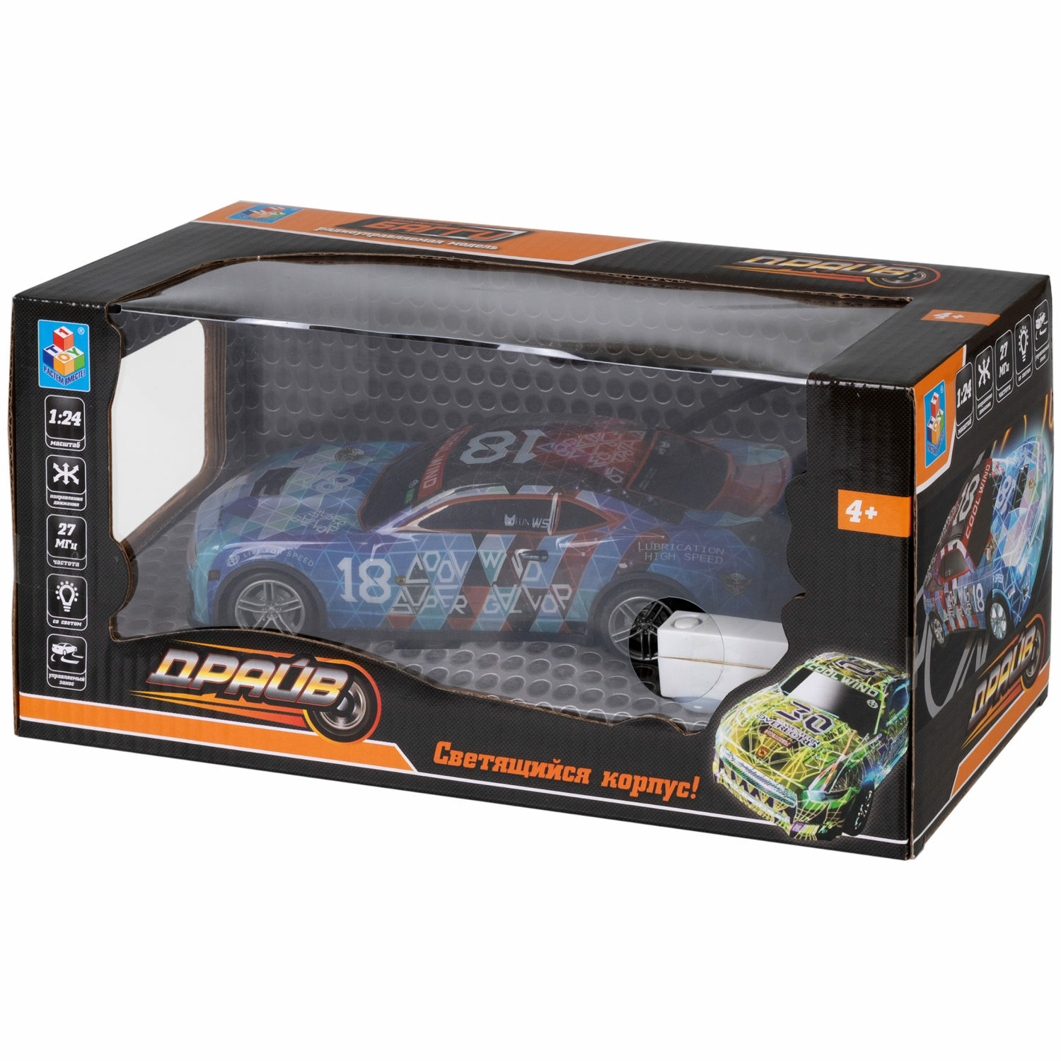 Автомобиль РУ 1TOY 1:24 - фото 7