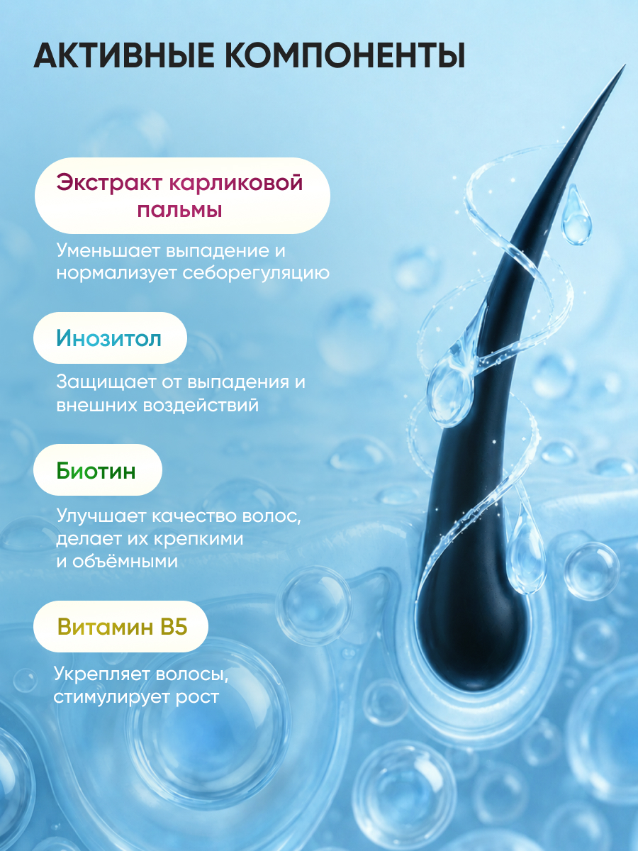 Сыворотка Ринфолтил Для роста волос Детям с 10 лет - фото 7