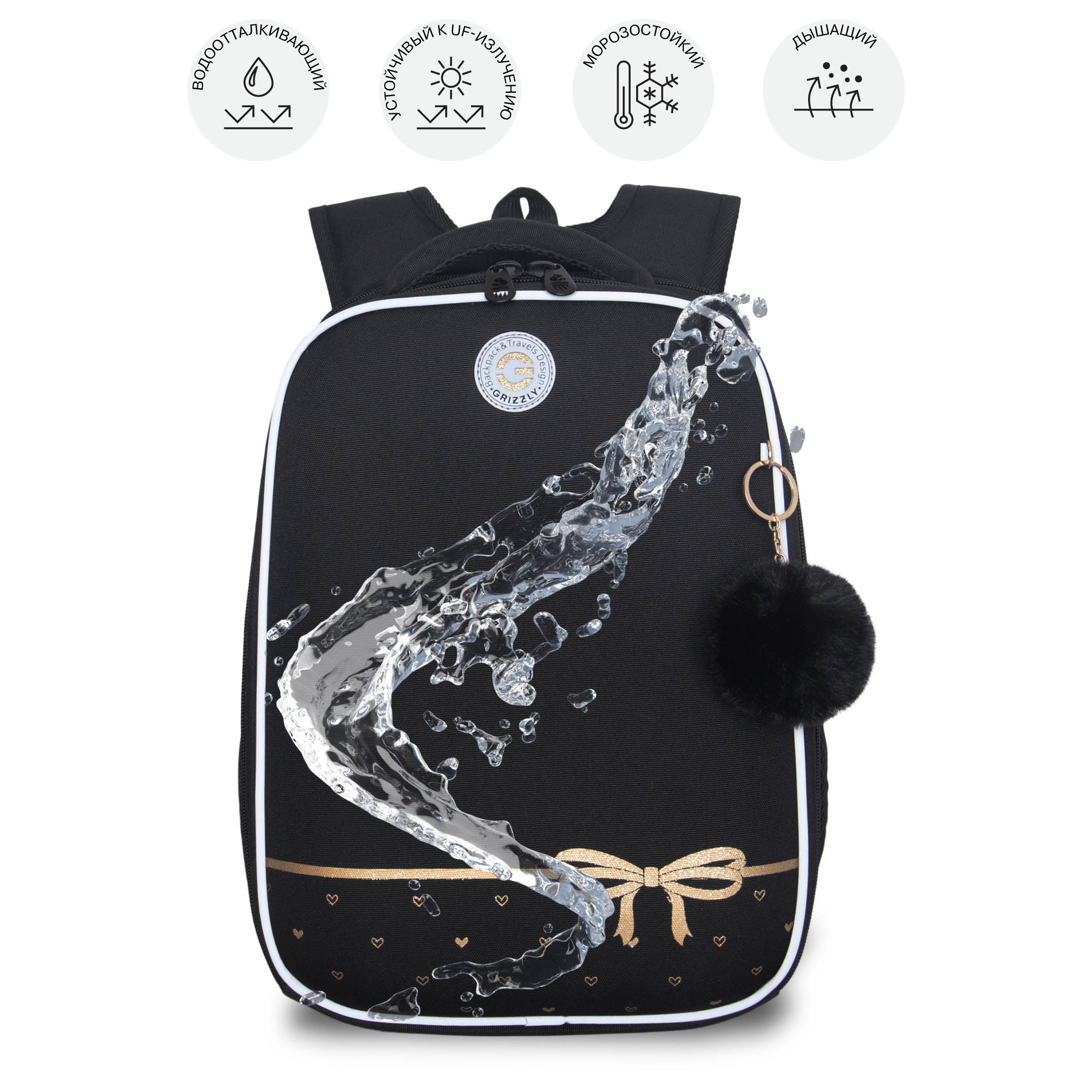 Ранец Grizzly Бантик - фото 13