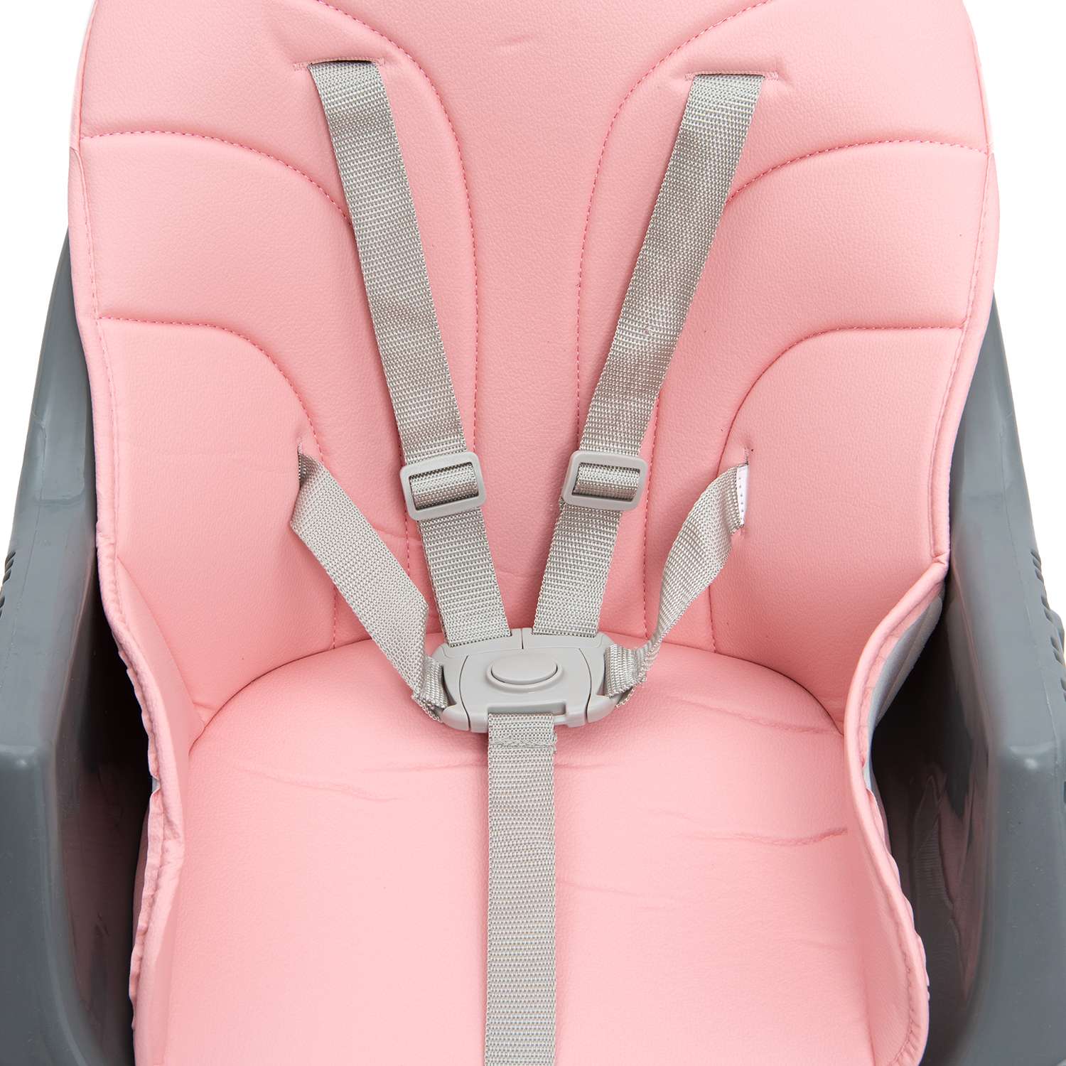 Стульчик для кормления Babyton Bueno Coral-Grey розовый - фото 5