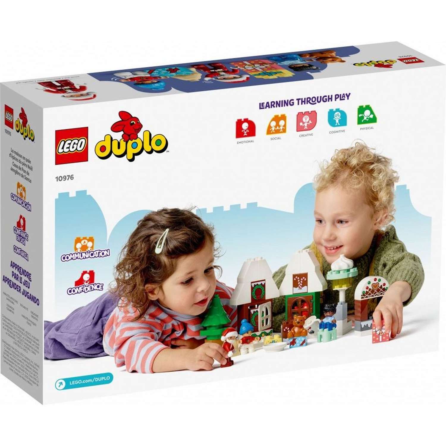 Конструктор LEGO DUPLO Santas Gingerbread House блочный - фото 8