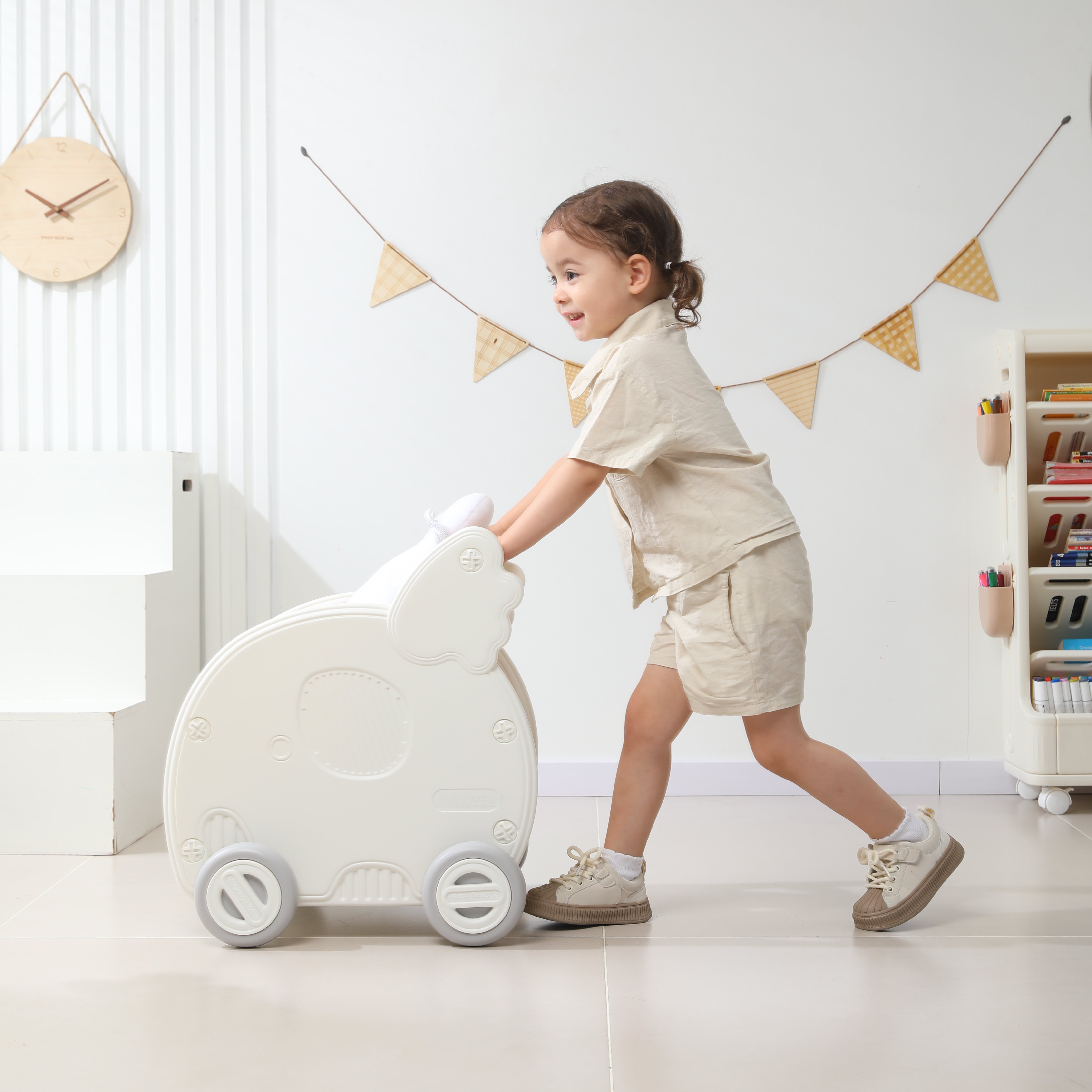 Коляска-люлька для кукол UNIX Kids PCARTELEPHWT - фото 13