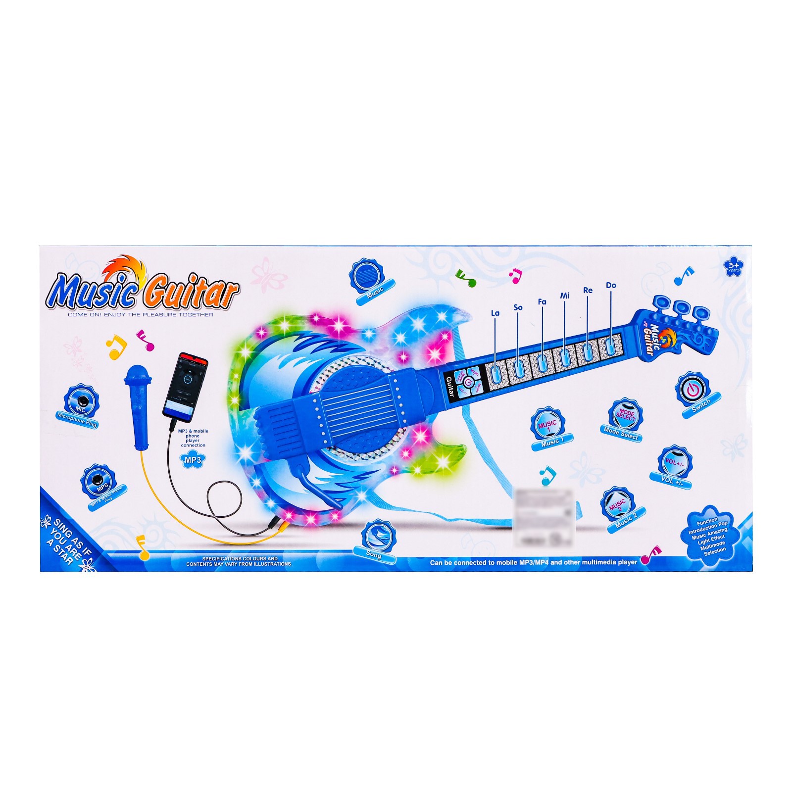 Игрушка музыкальная Sima-Land Играй и пой гитара - фото 9